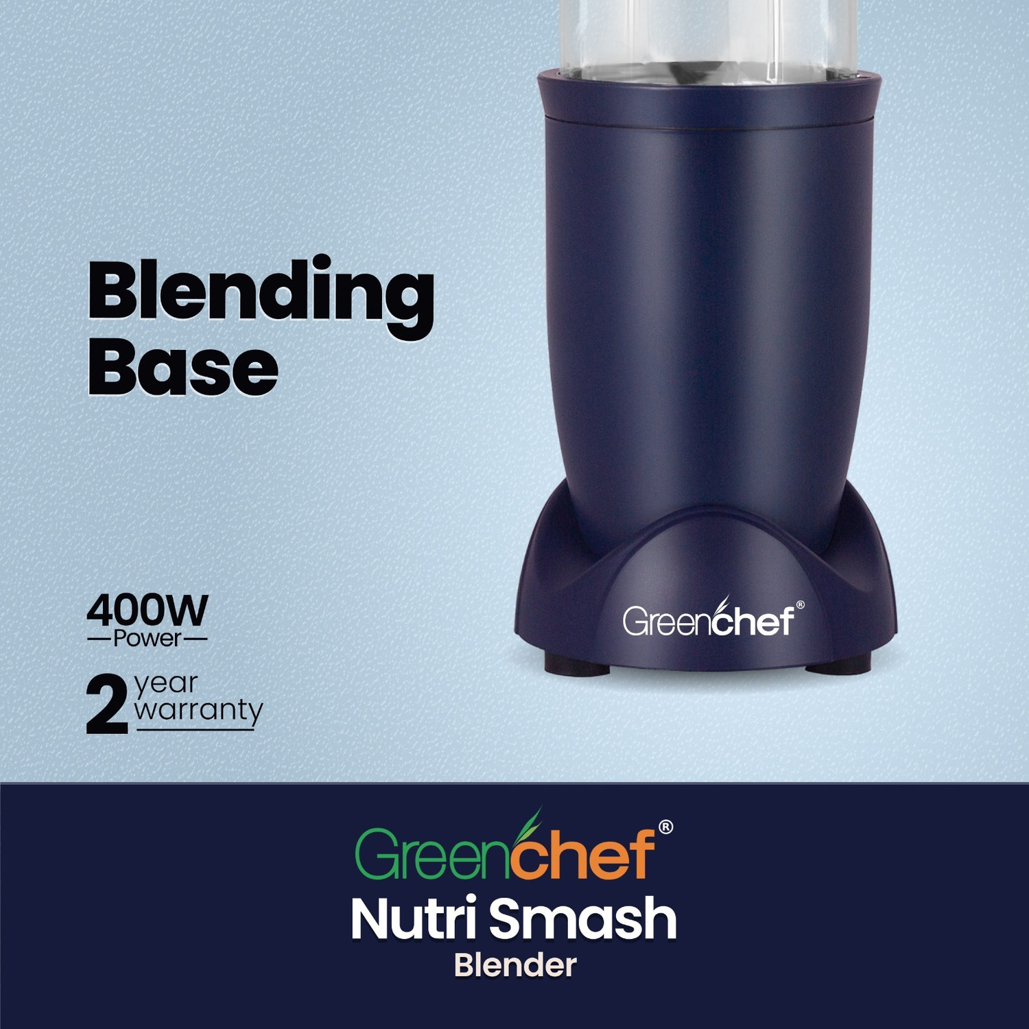 Image of Greenchef Nutri Smash 220 W Juicer Mixer Grinder