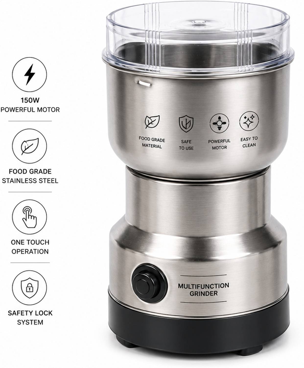 Nima Multifunction 200 W Mixer Grinder - Image 4