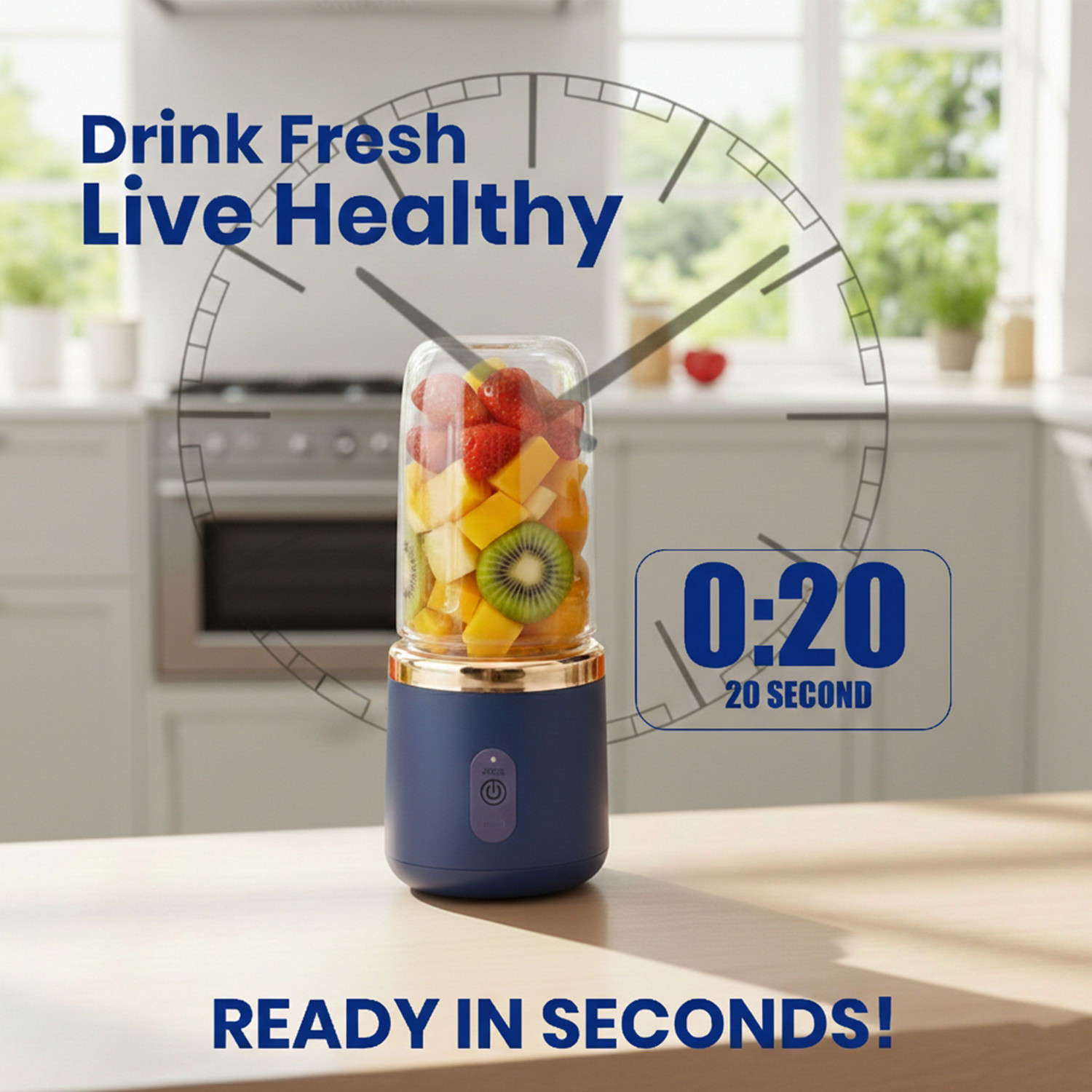 Image of MST Goldi Hand Blander 500 W Juicer Mixer Grinder