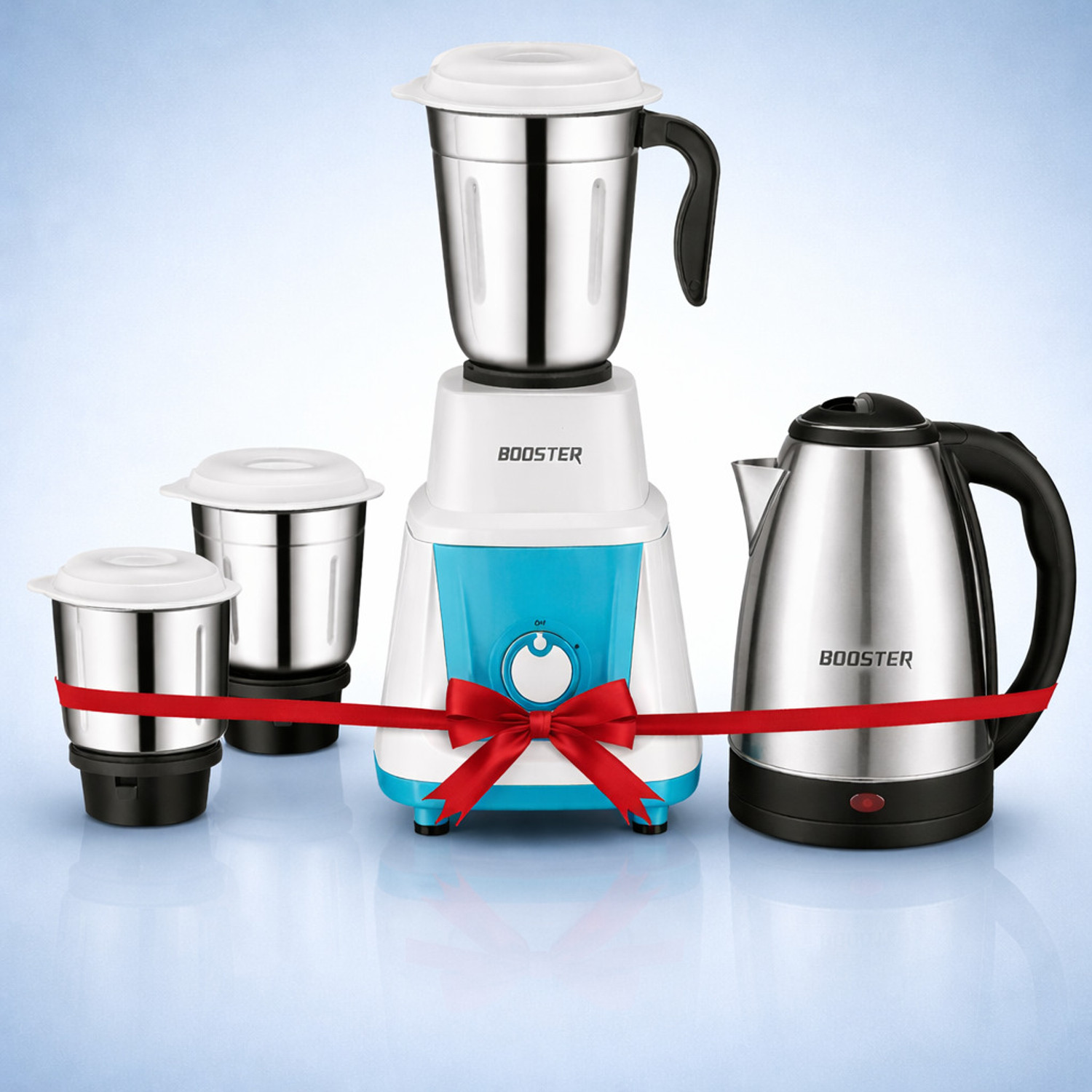 Image of BOOSTER Powerful 750 W Juicer Mixer Grinder