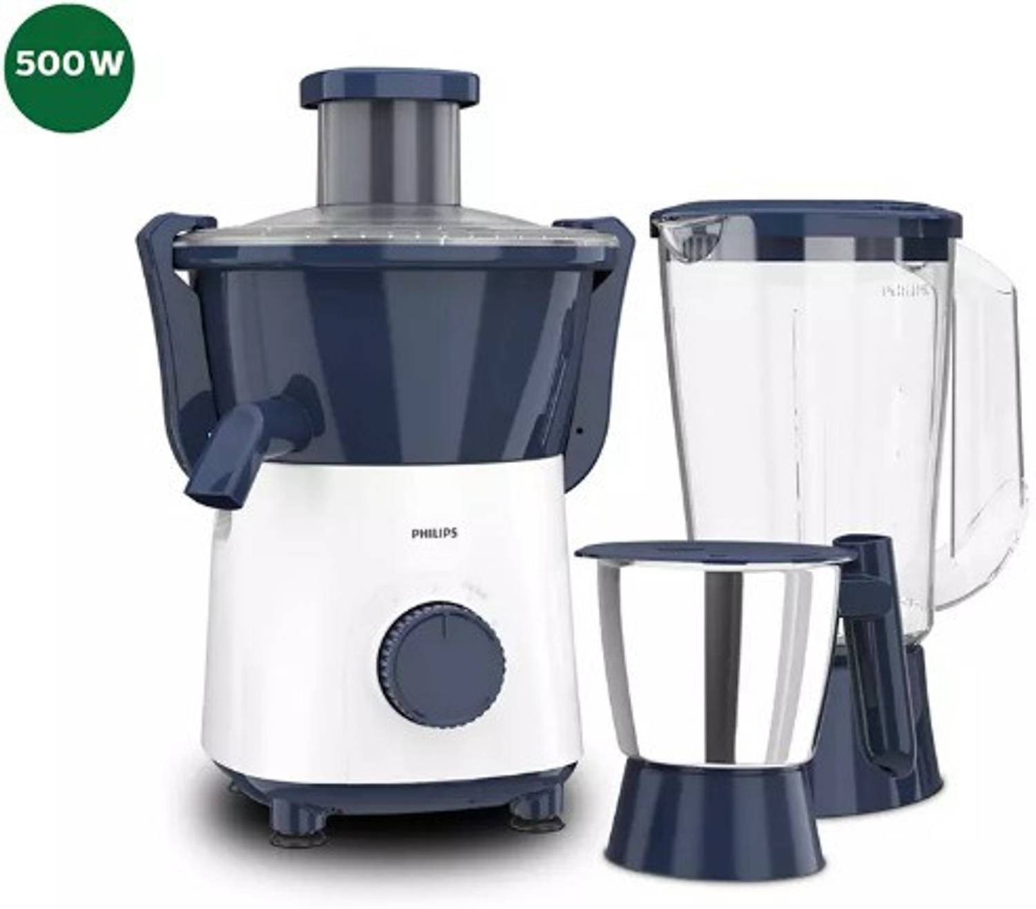 PHILIPS ATON 500 W Juicer Mixer Grinder (HL7567/00 2 Jars DEE