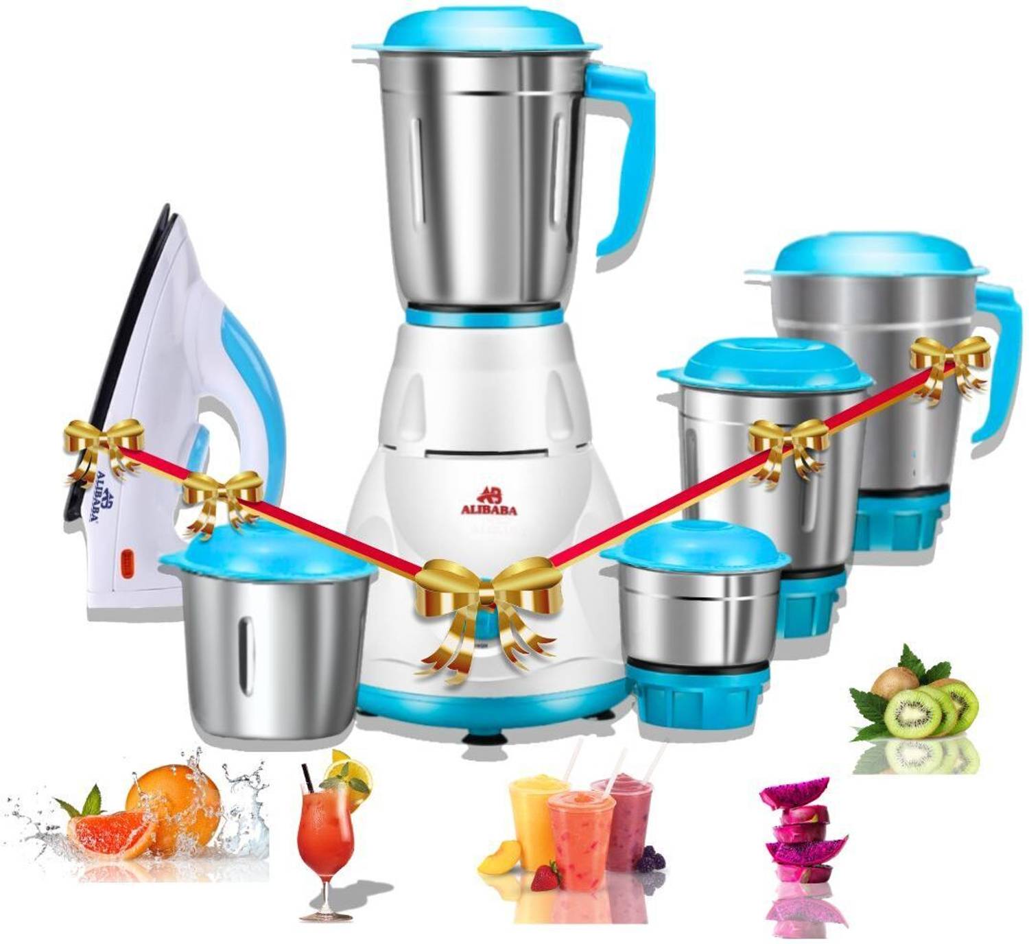 Alibaba Five Star 5 Jar 550 W Juicer Mixer Grinder