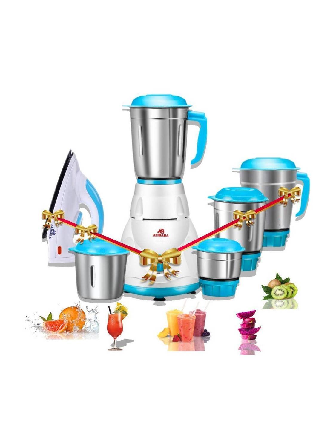 Alibaba Five Star 5 Jar 550 W Juicer Mixer Grinder