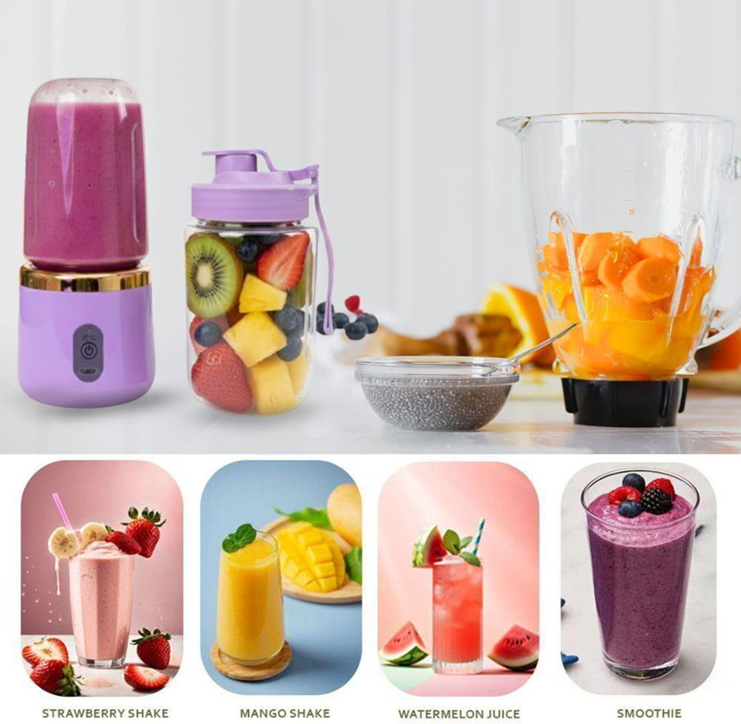 Image of Elvara creations Mixer Juicer Jar Hend Blender 550 W Juicer Mixer Grinder