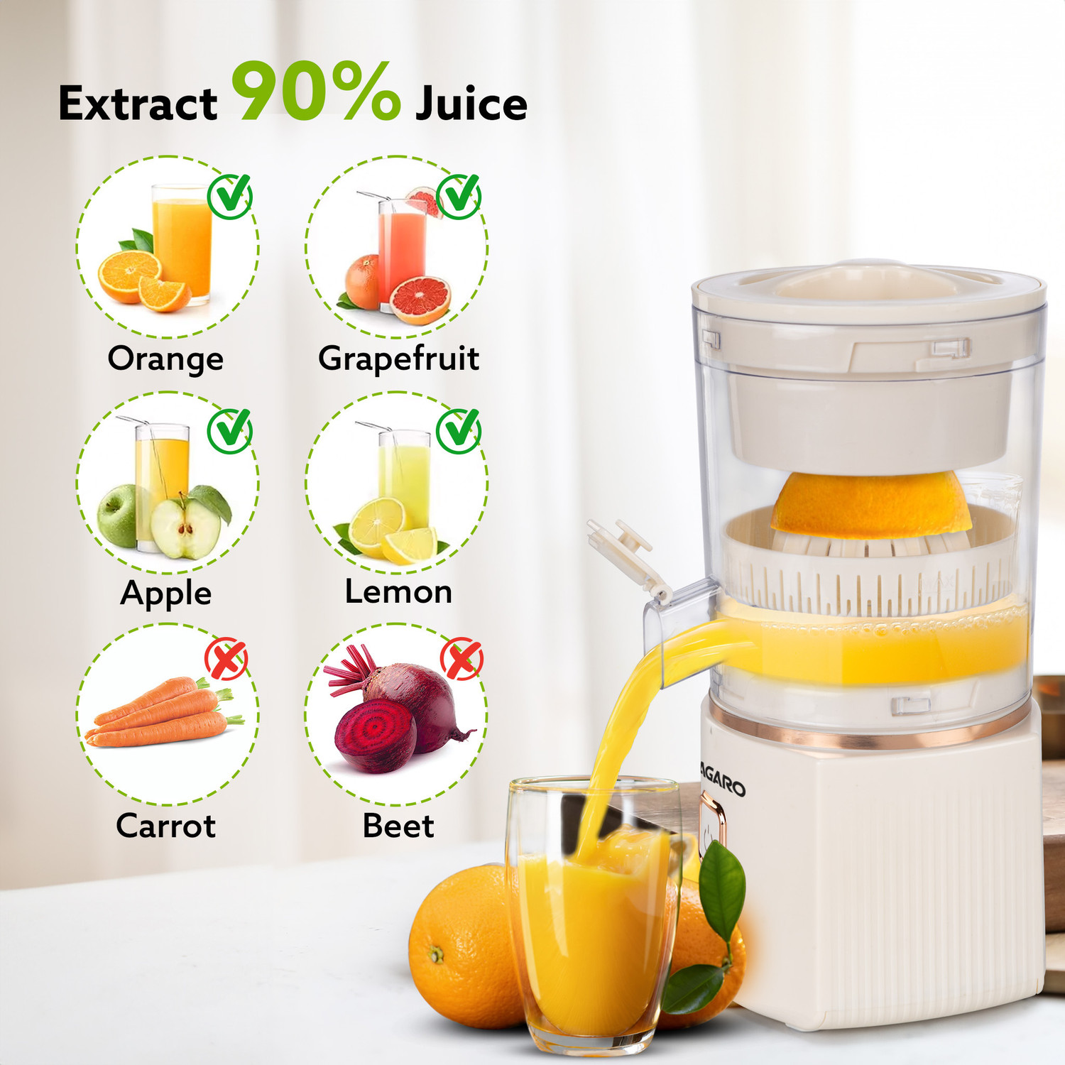 Image of AGARO NA 240 W Juicer
