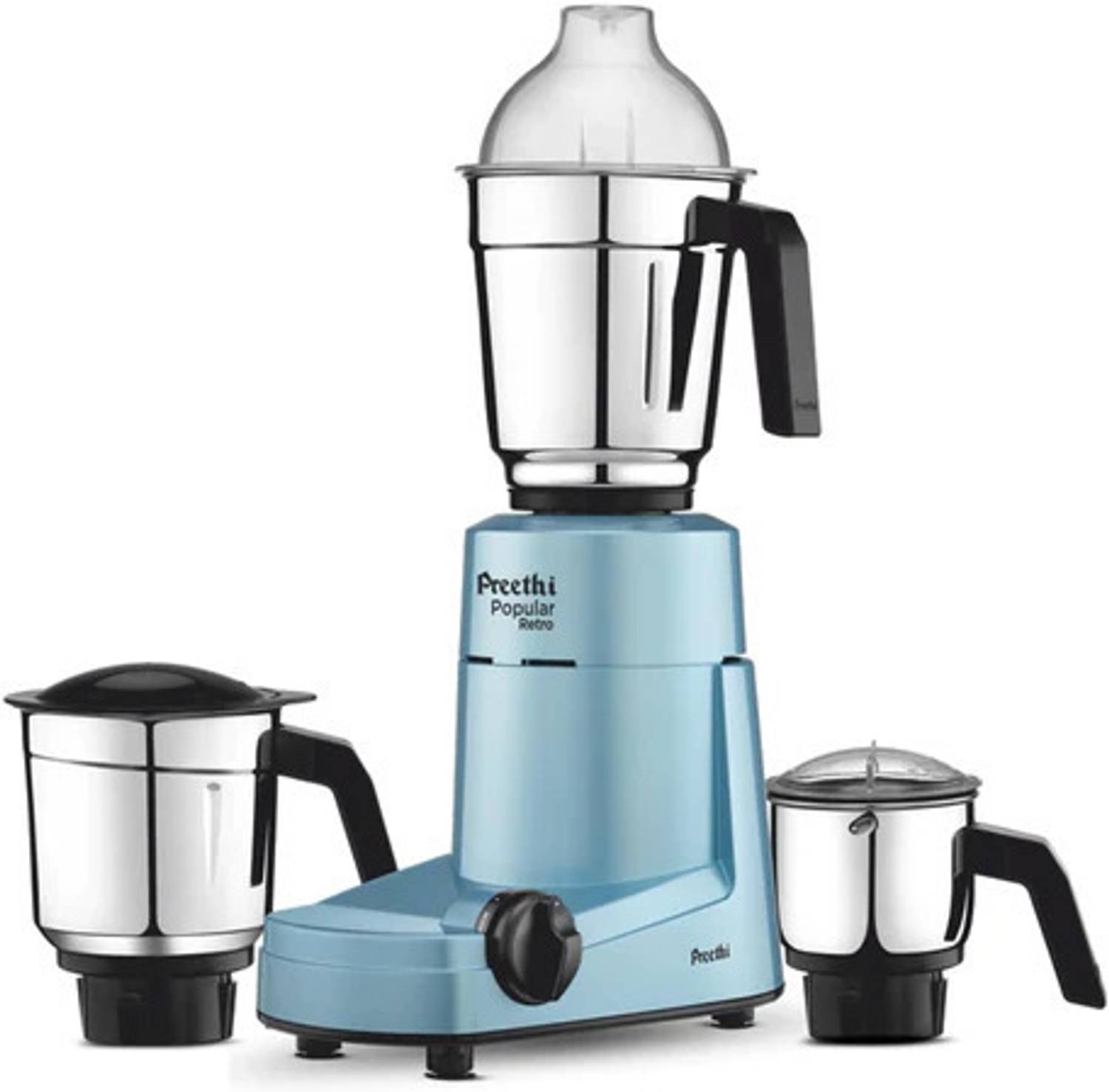 Preethi RETRO BLUE, MG 266, 750 W Mixer Grinder (POPULAR 3 Jars