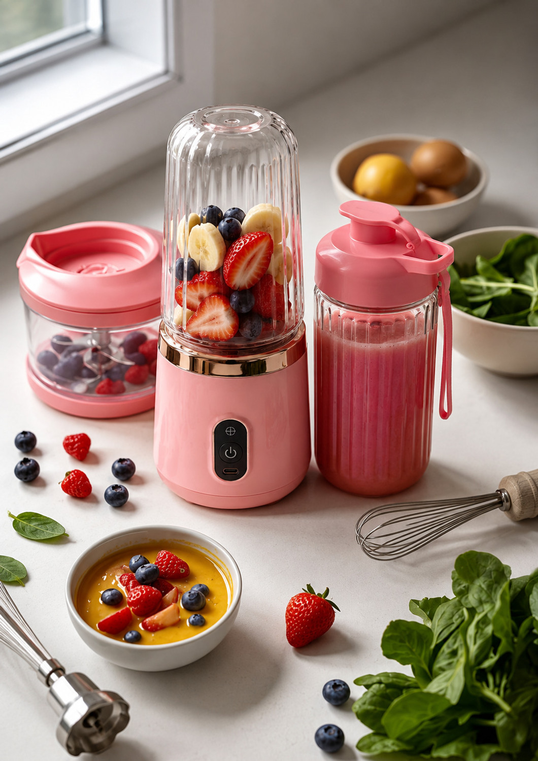 Image of NutriPro PREMIUM PORTABLE JUICER06 50 W Juicer Mixer Grinder (PREMIUM PORTABLE JUICER 06 | 1 Jar | Multicolor)
