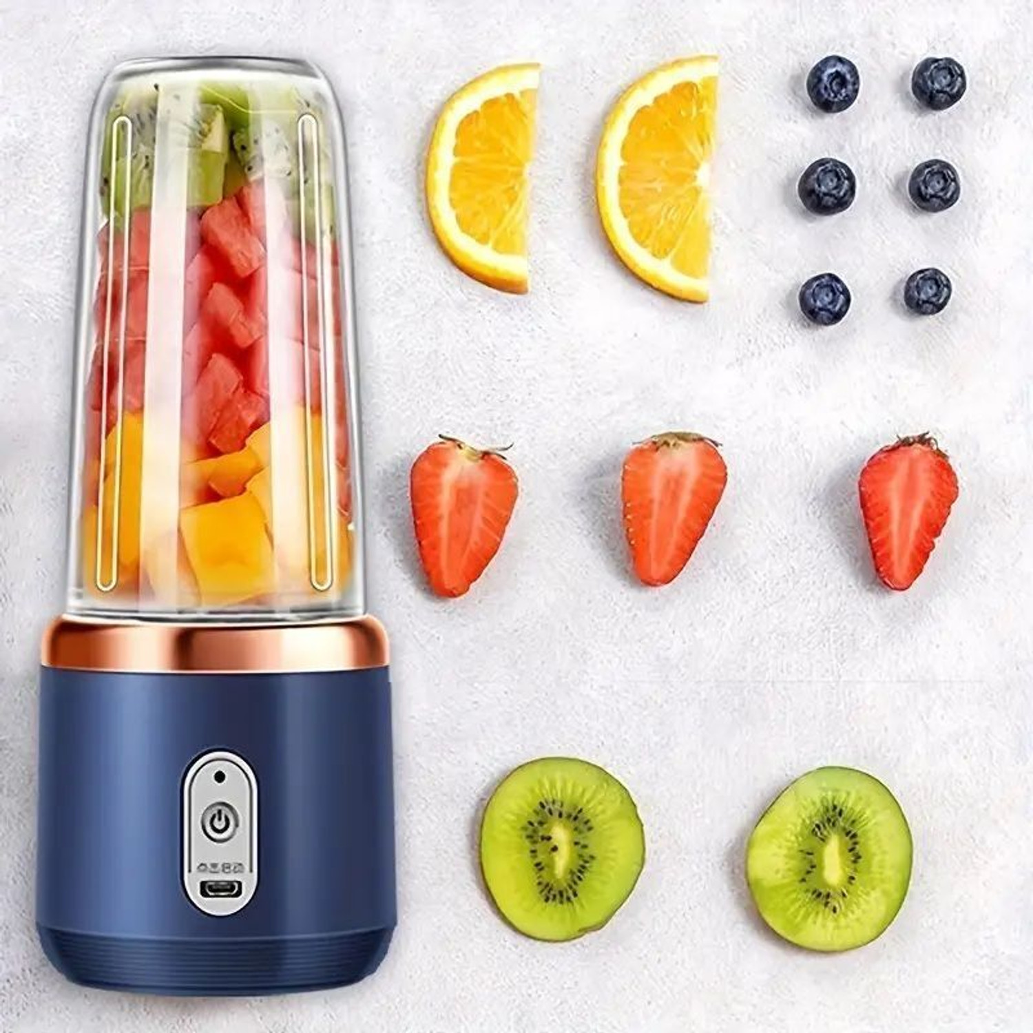 Image of SHRI MARUTI NANDAN TRADERS Portable USB Rechargeable Personal Blender for Smoothies & Juices 200 W Juicer Mixer Grinder