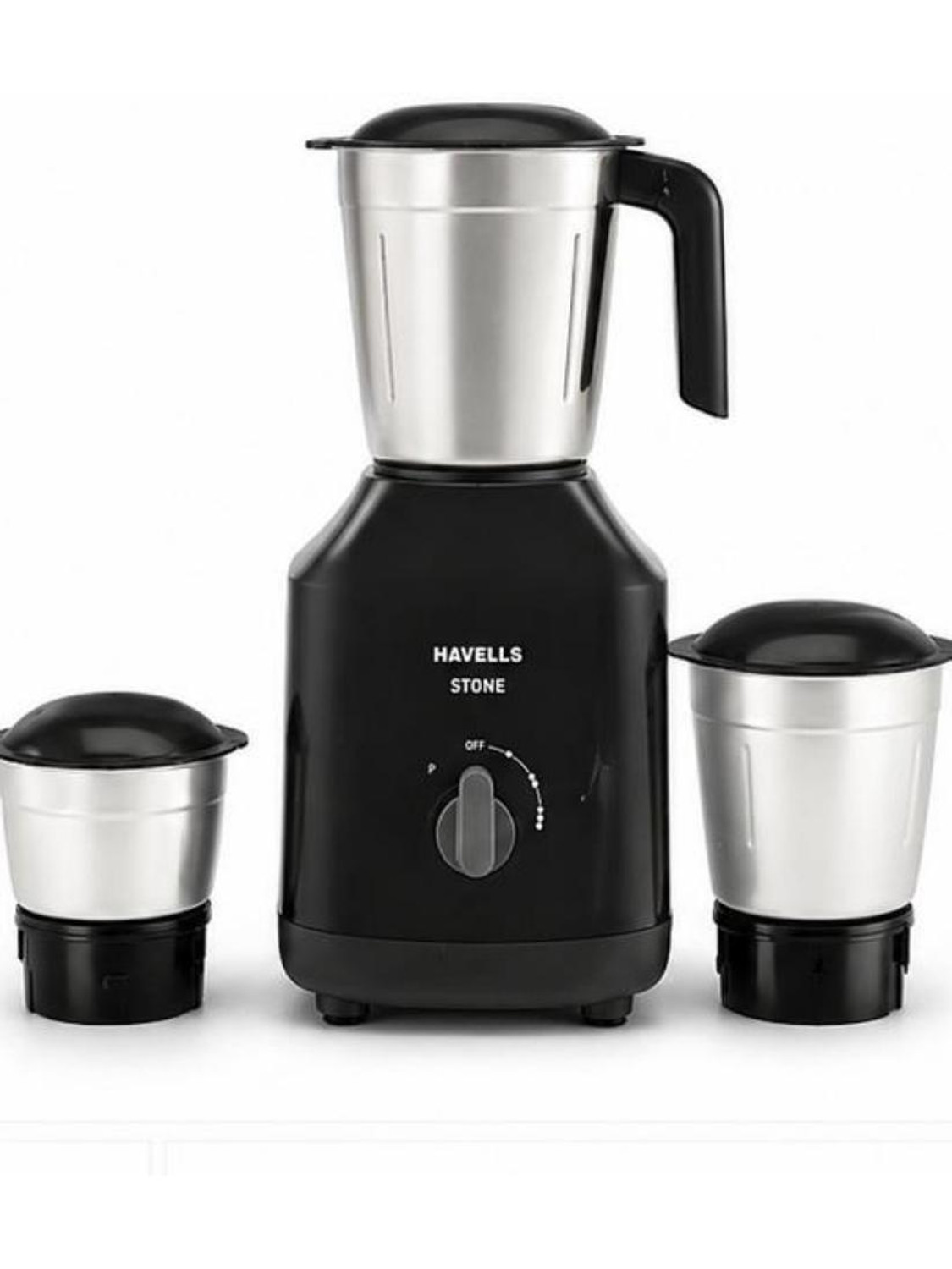 Image of HAVELLS Mixer Grinder 500 W Mixer Blender (Stone 3J | 1 Jar | Black)