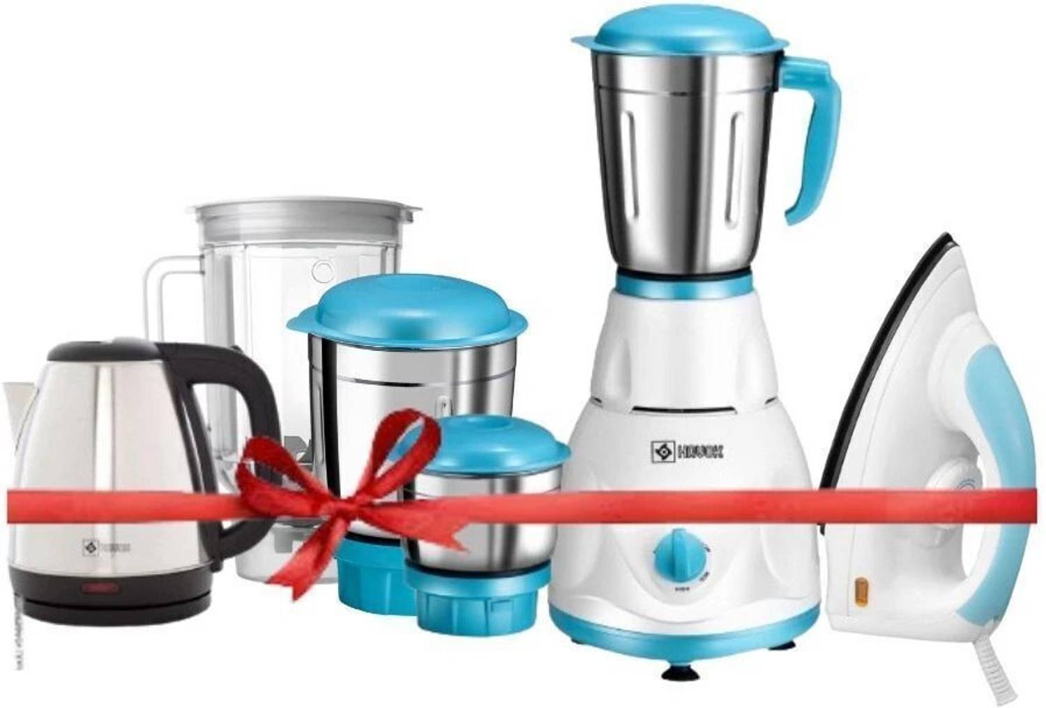 Havok 750 Watt Mixer Grinder With 1100 W Dry Iron & Kettle 4 Ja