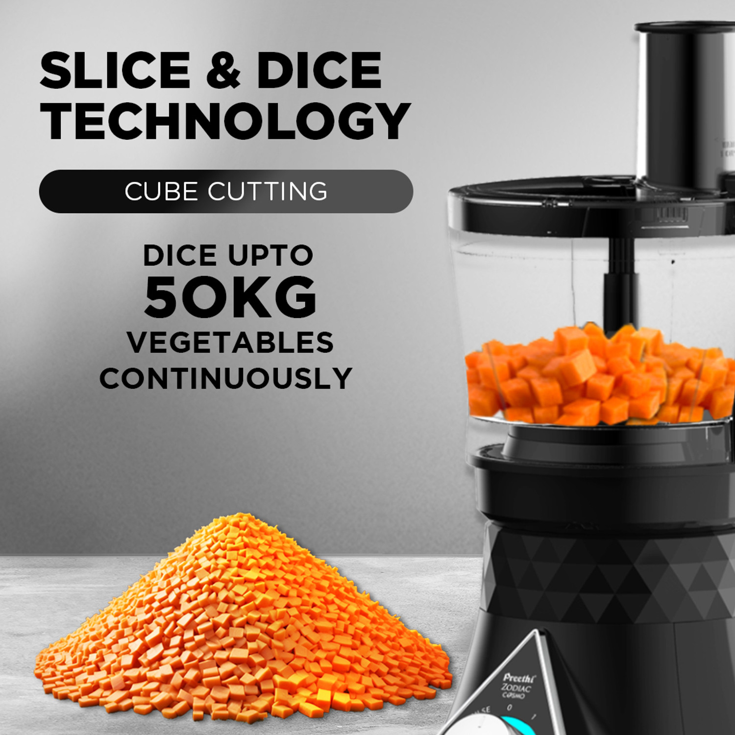 Image of Preethi Zodiac Cosmo 750 W Juicer Mixer Grinder