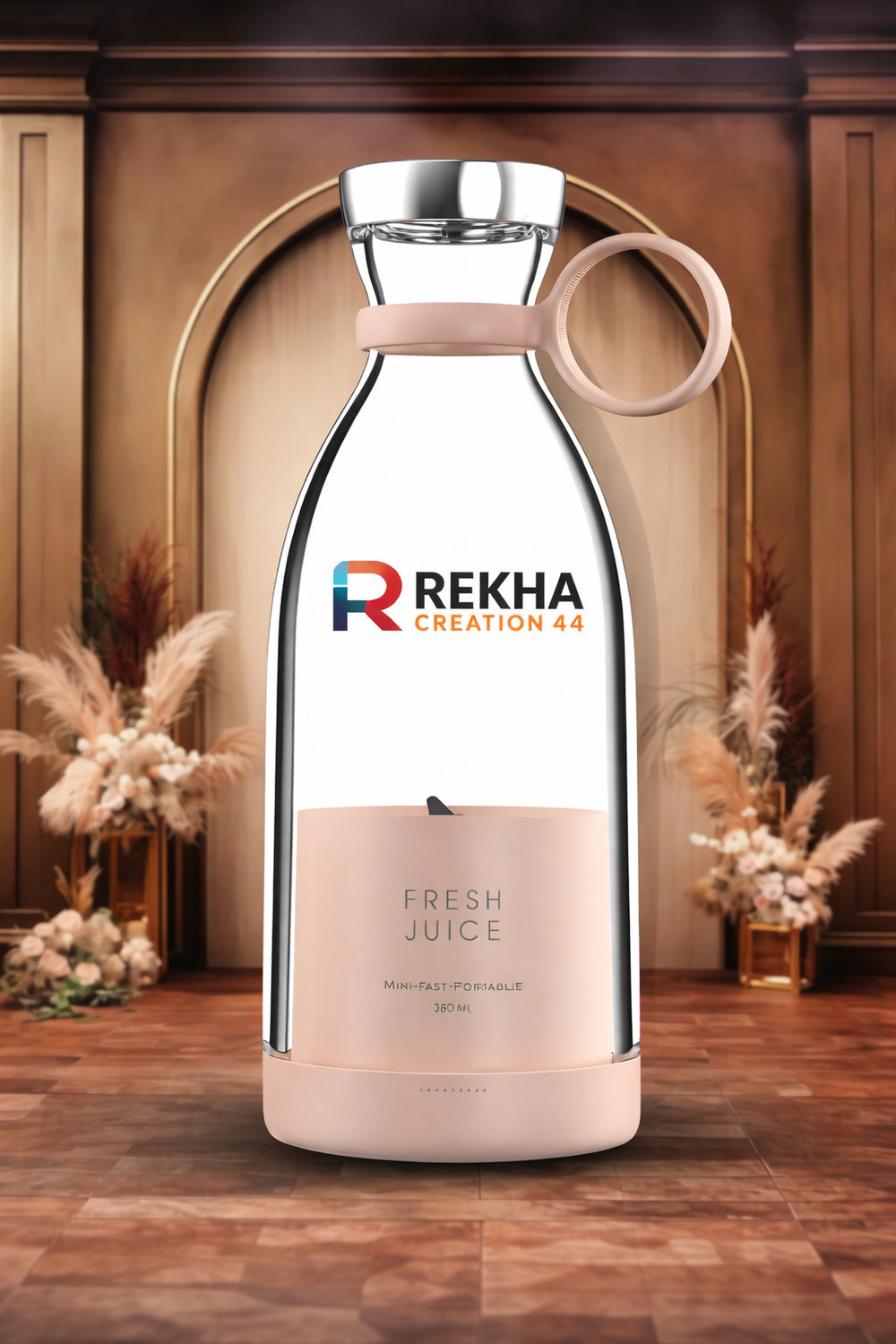 Image of Rekhacreation44 Mini Personal Blender for Juice Shakes Portable Electric Cup Fruit Travel Gym 40 W Juicer Mixer Grinder