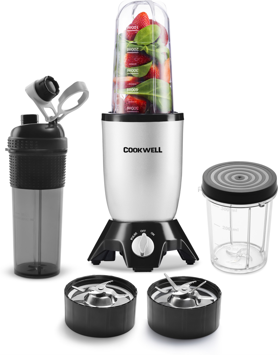 Image of cookwell Bullet 600 W Juicer Mixer Grinder