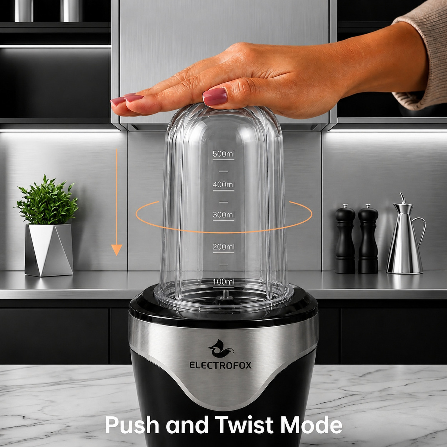 Image of Electrofox ActiveBlend 2 Jar Pro Nutri Blender 750 W Juicer Mixer Grinder