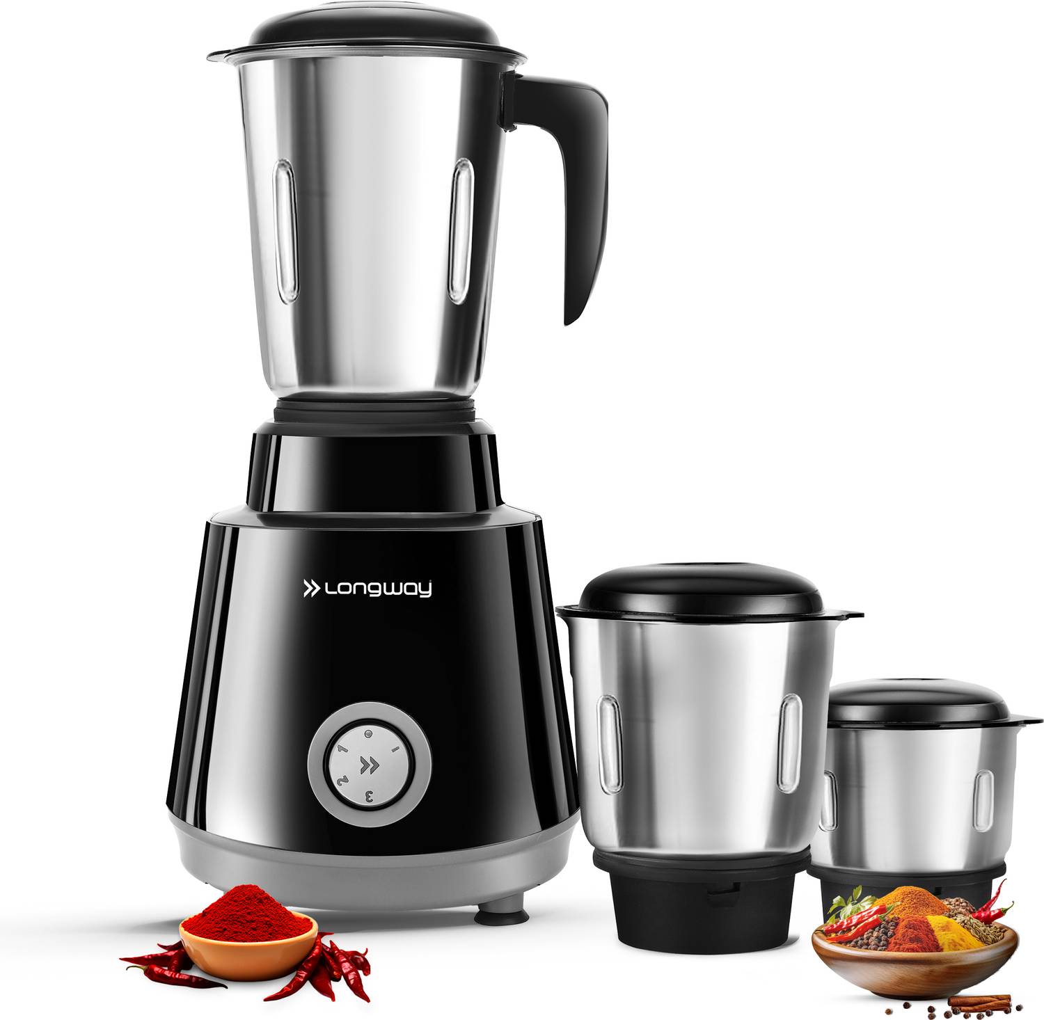 Longway Roto Max with Powerful Motor 500 W Juicer Mixer Grinder