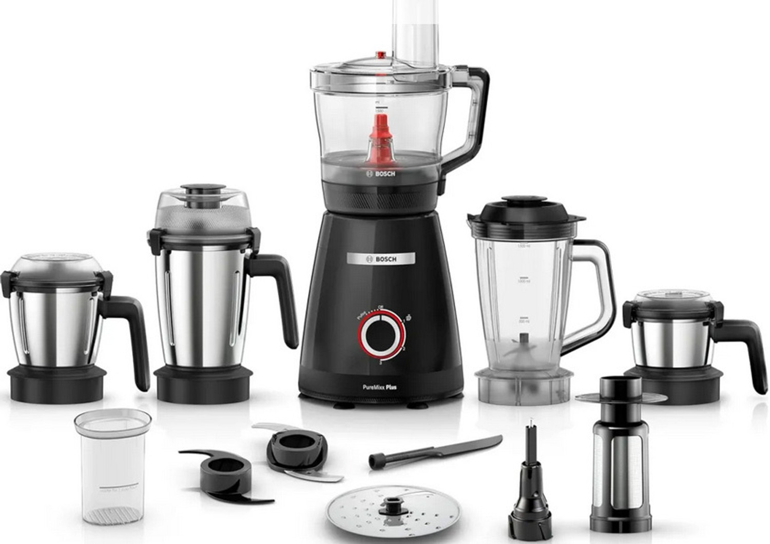 Image of BOSCH PureMixx Plus 800 W Mixer Grinder
