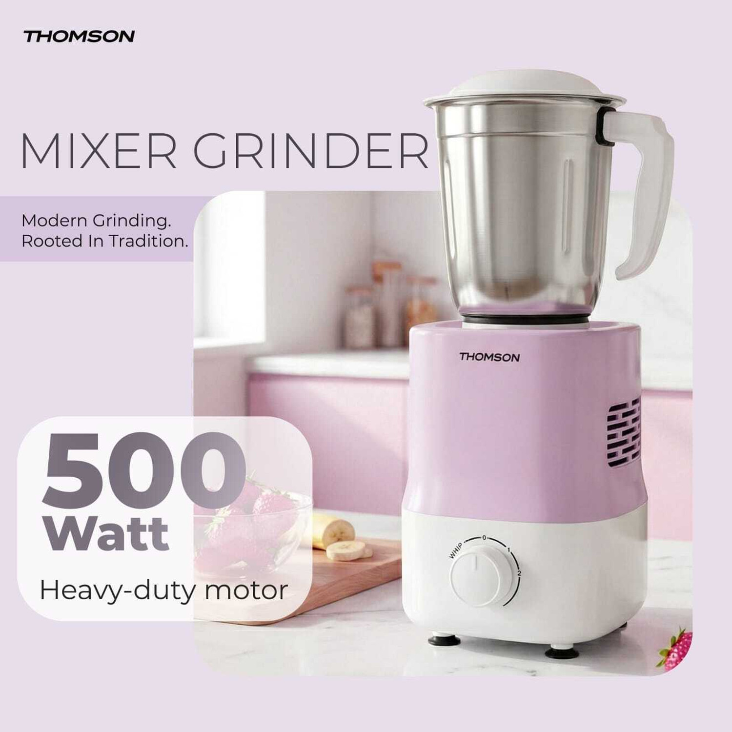 Image of Thomson UltraMix 500 W Juicer Mixer Grinder