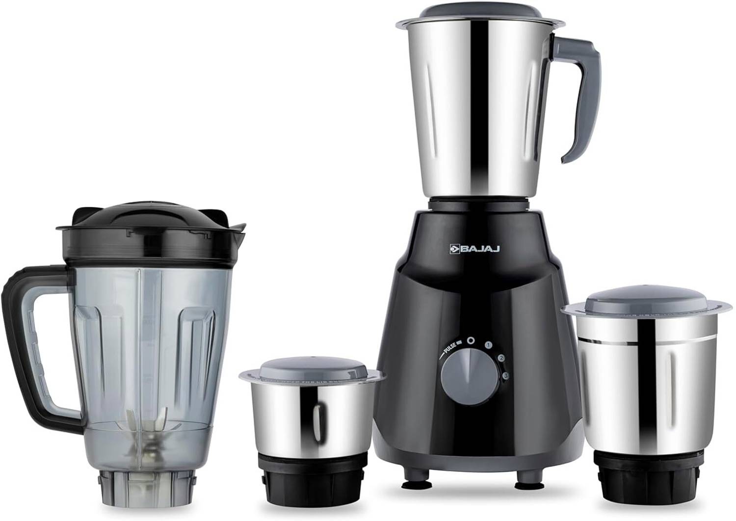 BAJAJ Rex Ninja Series 500 W Mixer Grinder (410660 4 Jars Bla
