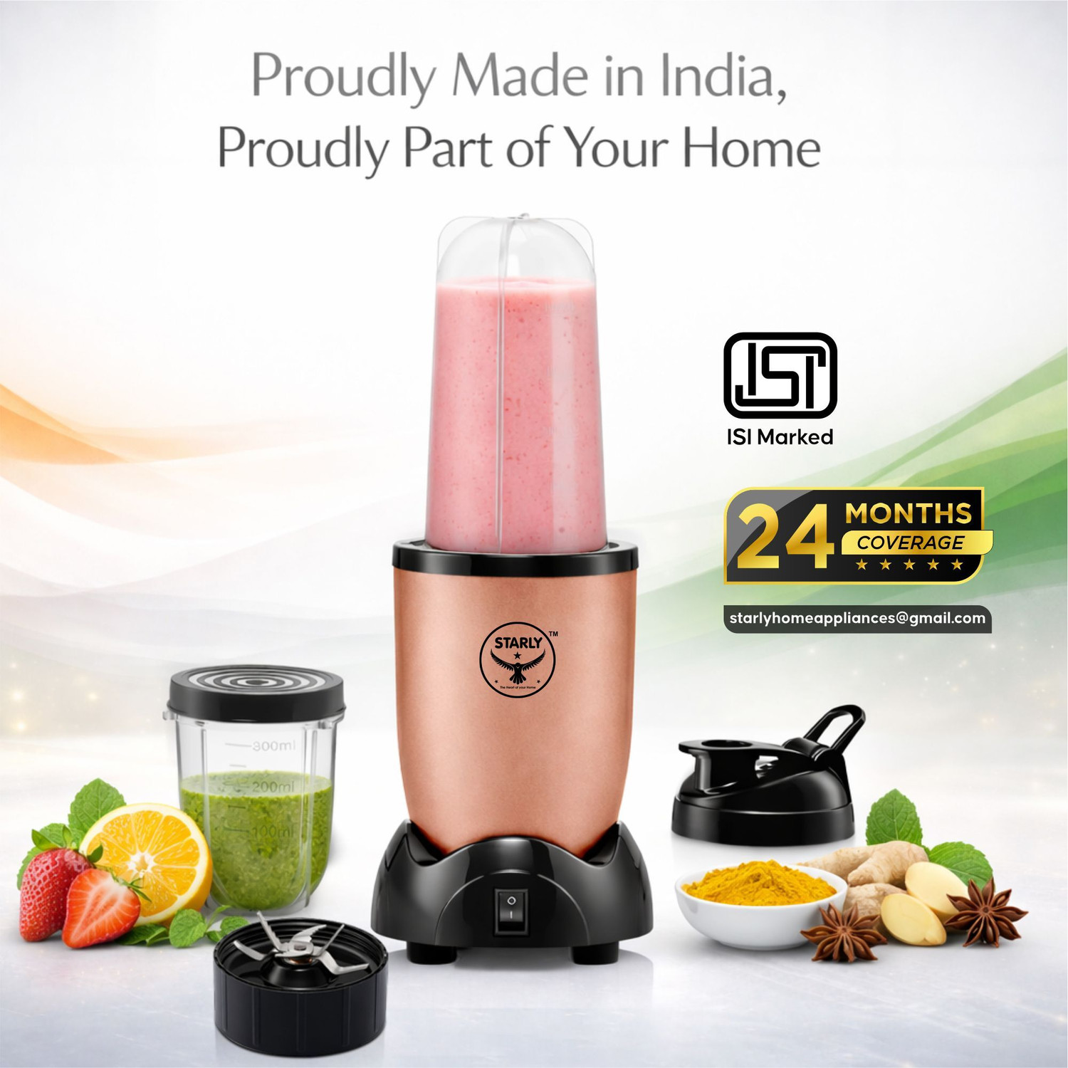 Image of Starly Enterprises Best Nutri Pro Mixer Grinder 500 W Juicer Mixer Grinder