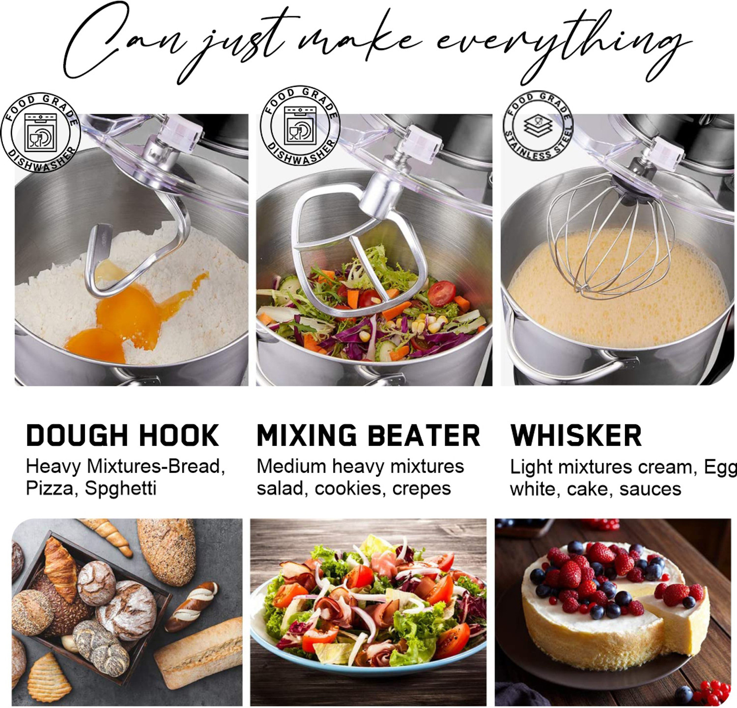 Image of Inalsa Stand Mixer 1200 W Mixer Grinder