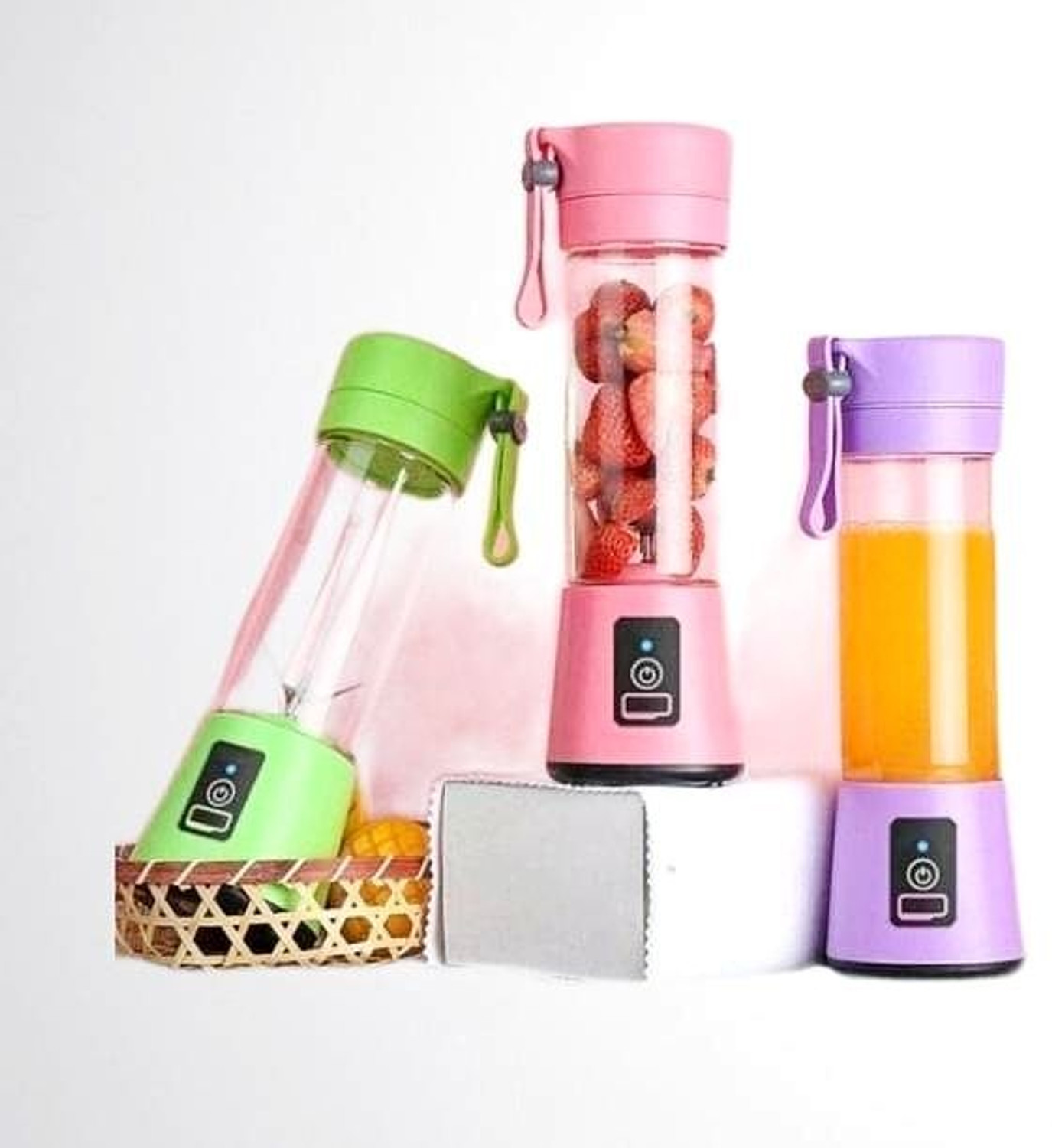 Image of JayGopalTrendz Electric Fruit Juicer Maker USB Rechargeable Mini Juicer Mixer GrinderFD395 350 W Juicer Mixer Grinder