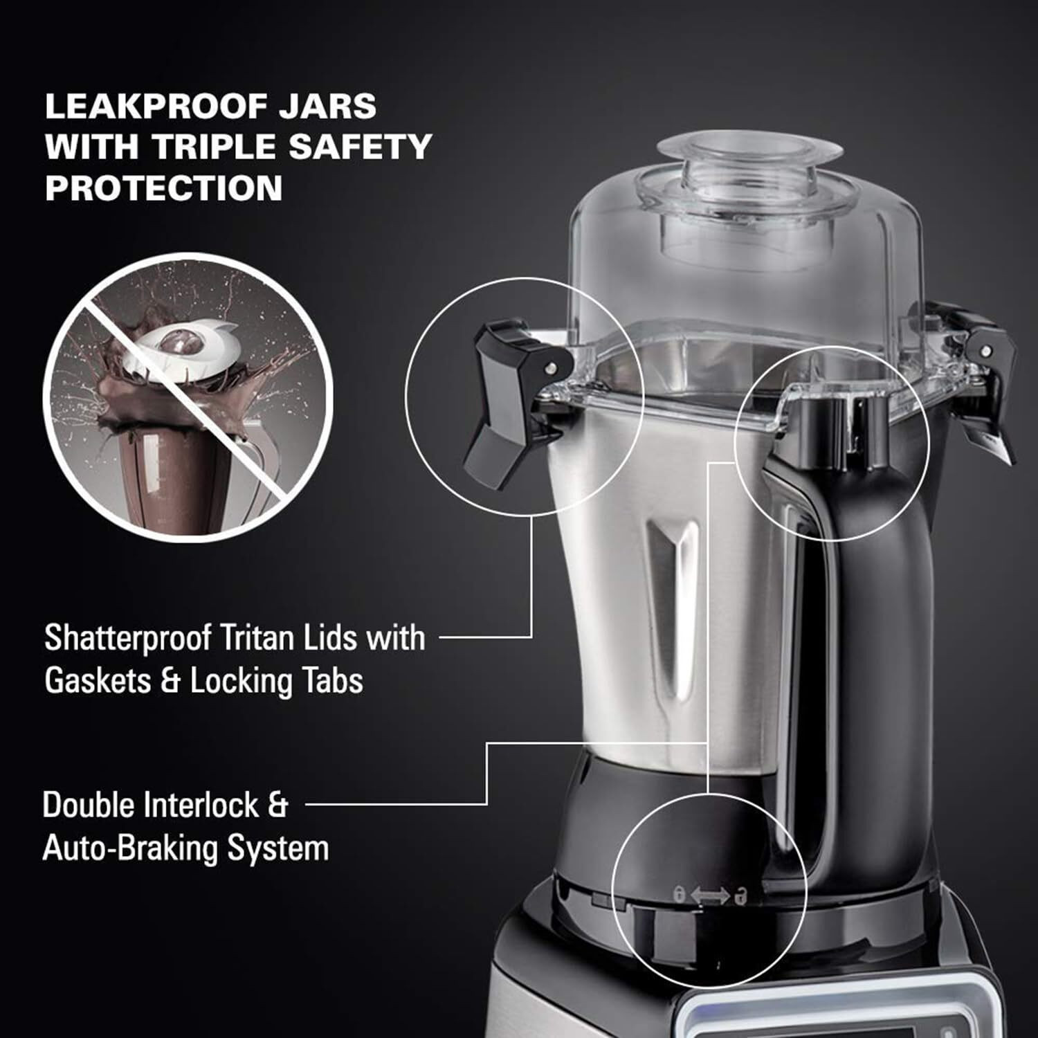 Image of Hamilton Beach 58770-IN 1400 W Juicer Mixer Grinder