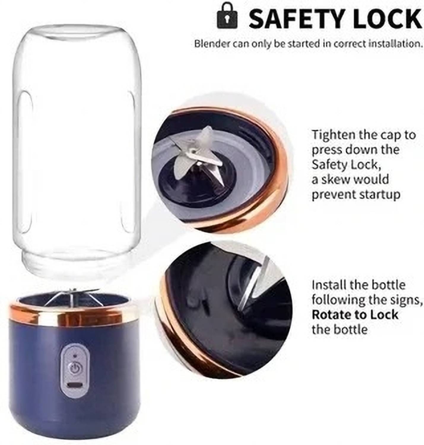CITRODA Portable USB Rechargeable Juicer Blender - Image 3