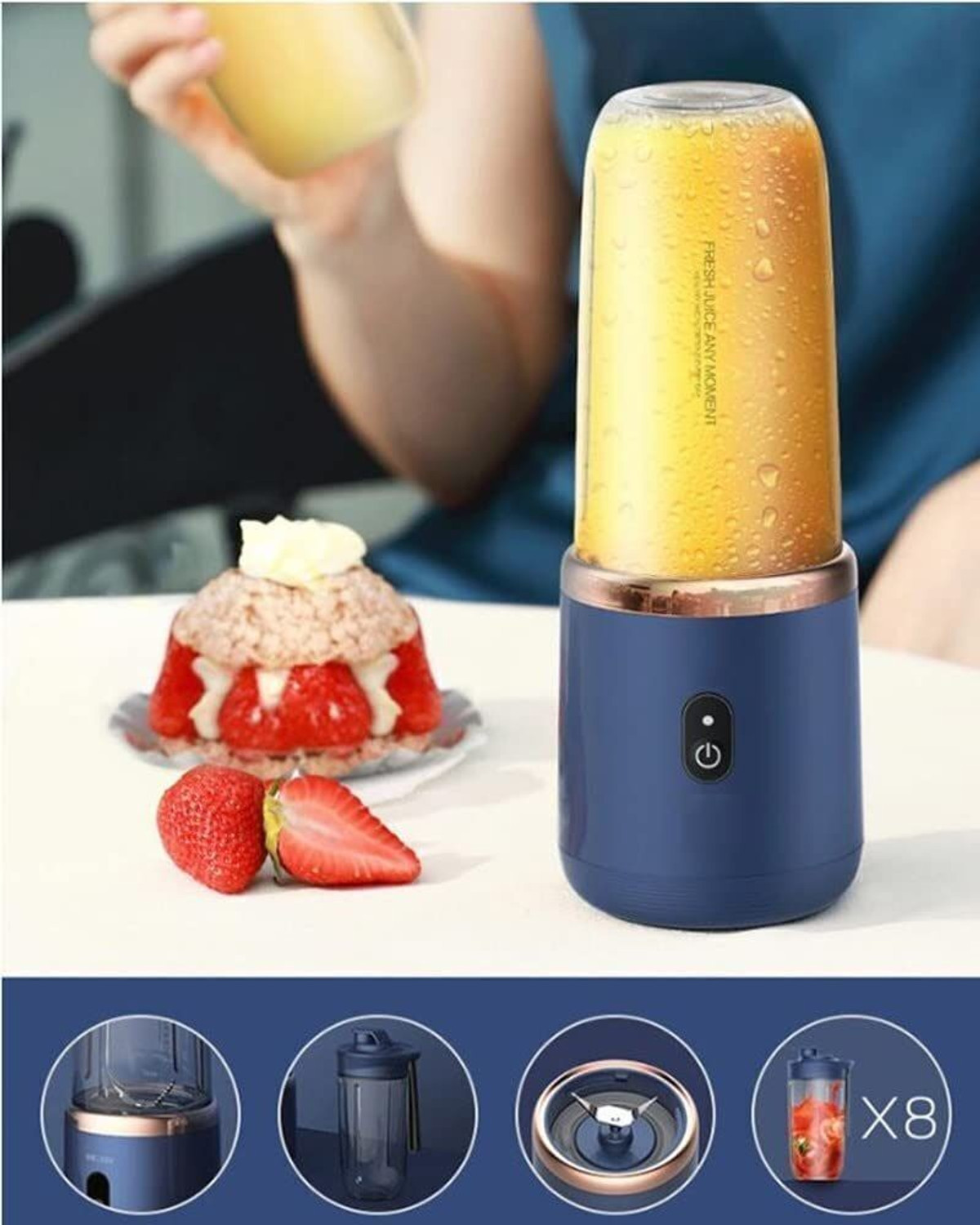 Image of Elvara creations Pro Fruit Juicer 105 W Juicer Mixer Grinder
