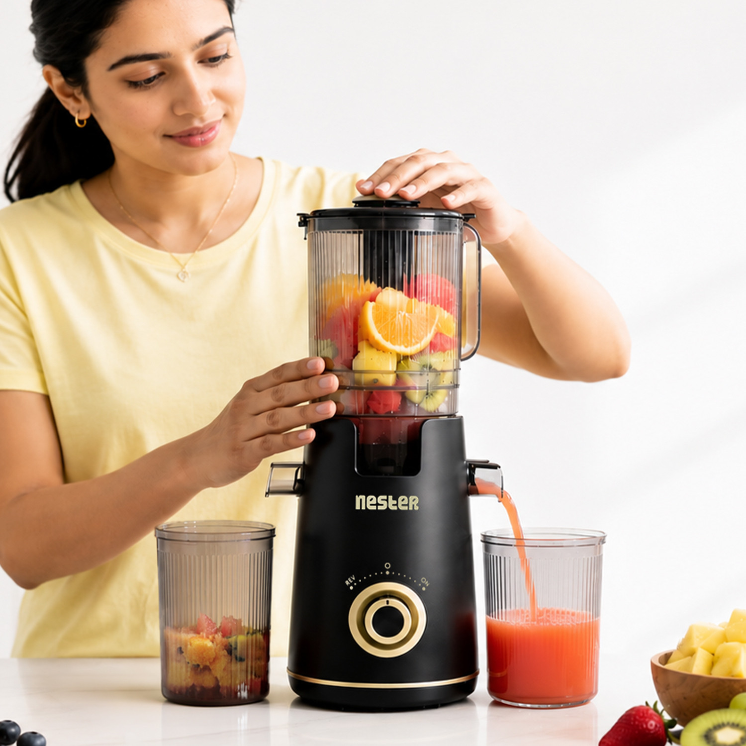 Image of NESTER Everyday Cold Press Juicer 300 W Juicer
