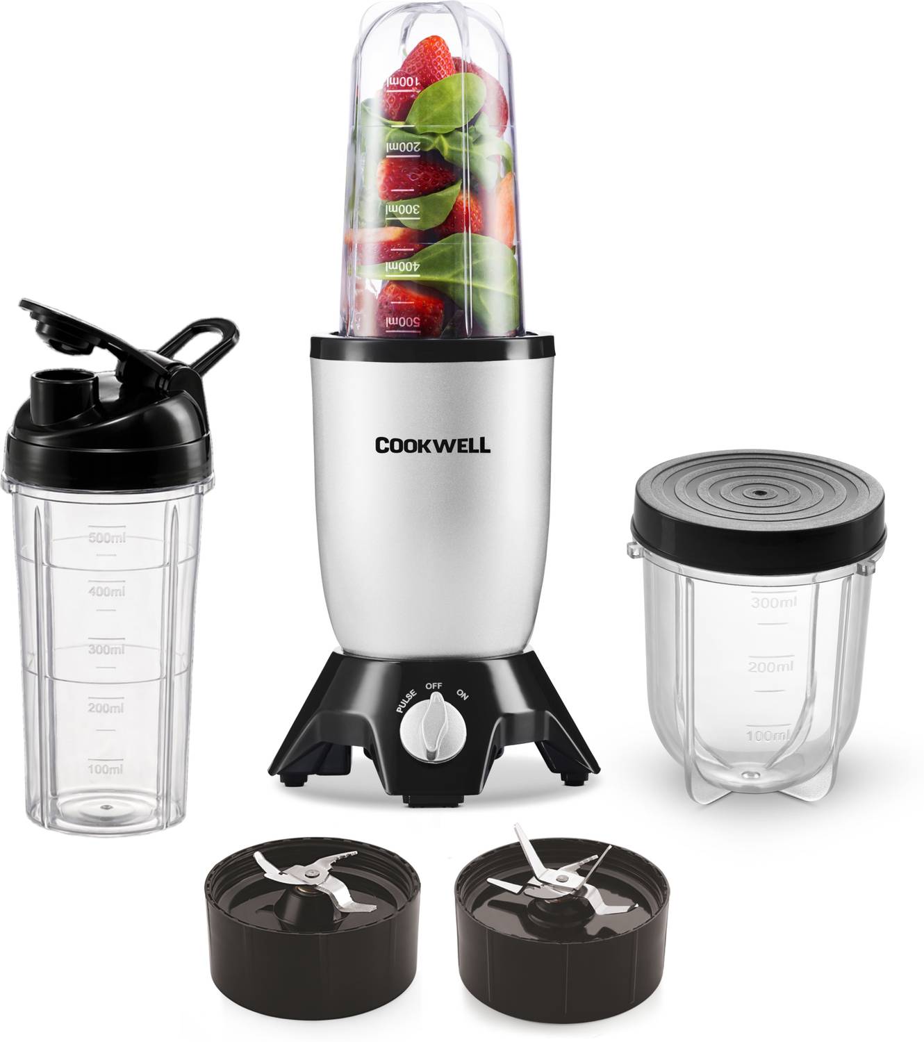 cookwell Bullet 600 W Juicer Mixer Grinder