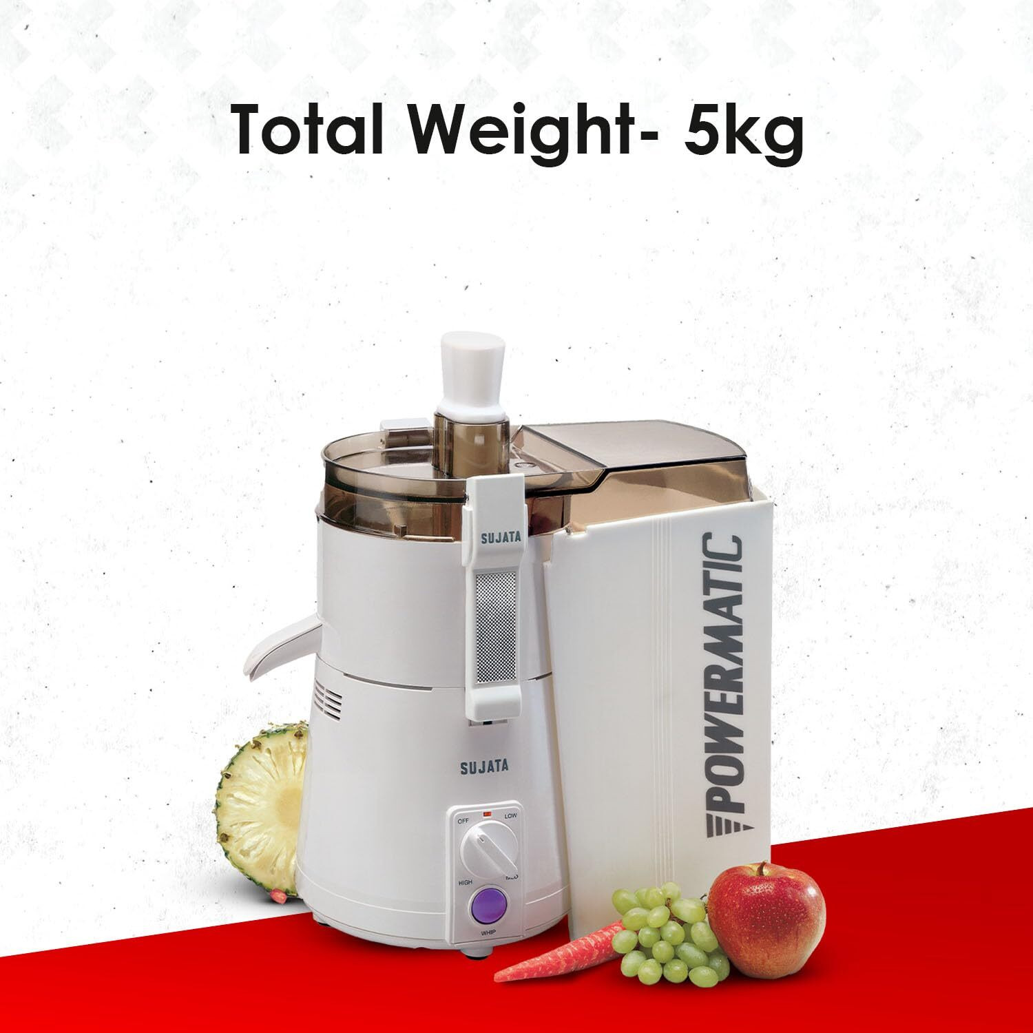 Image of SUJATA Powermatic ,Without Jar 900 W Juicer Mixer Grinder