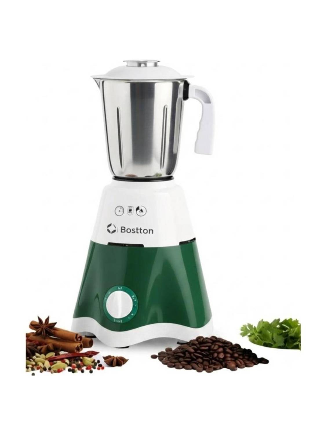 Bostton Double Copper Layered 100% Powerful Motor, 2 Year Warranty 750 W Mixer Grinder