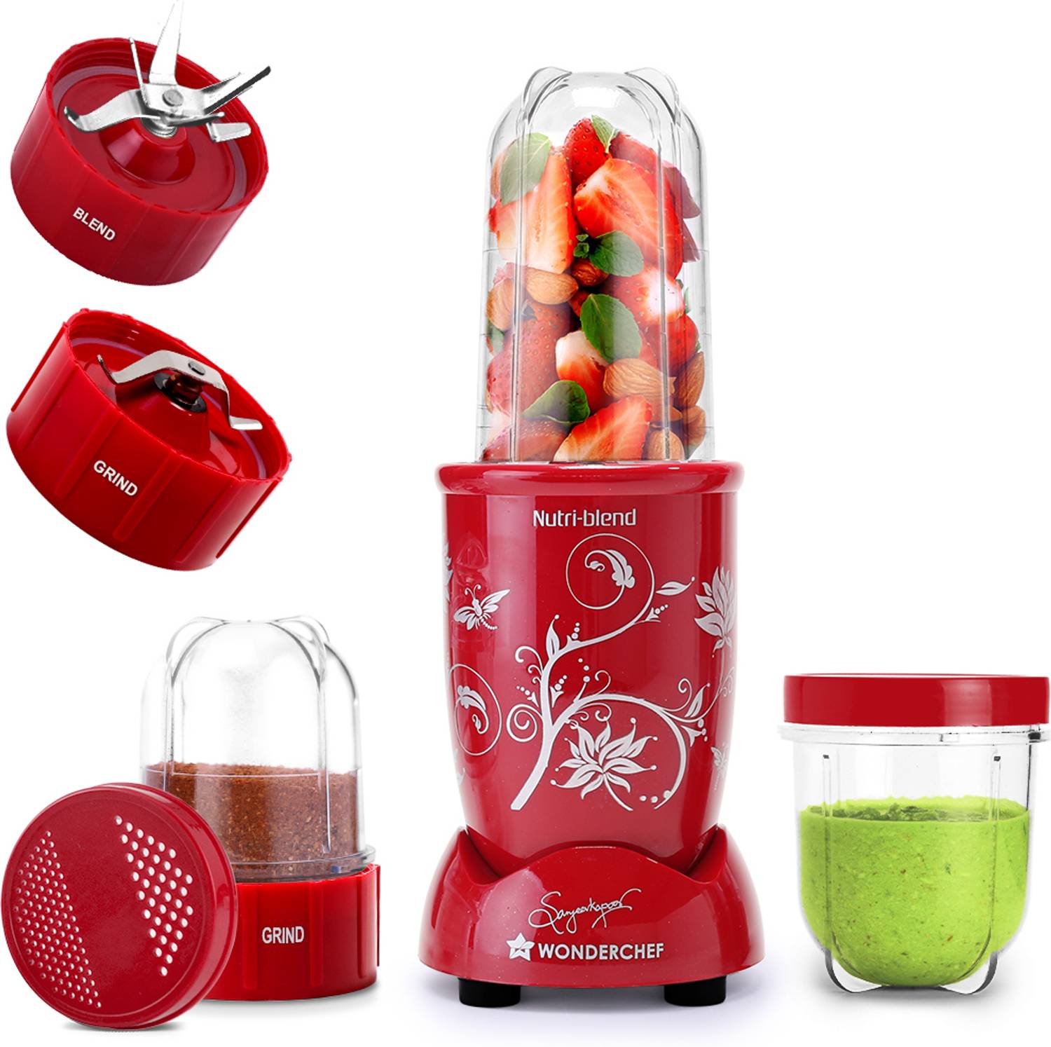 WONDERCHEF 22000 RPM 500 W Juicer Mixer Grinder