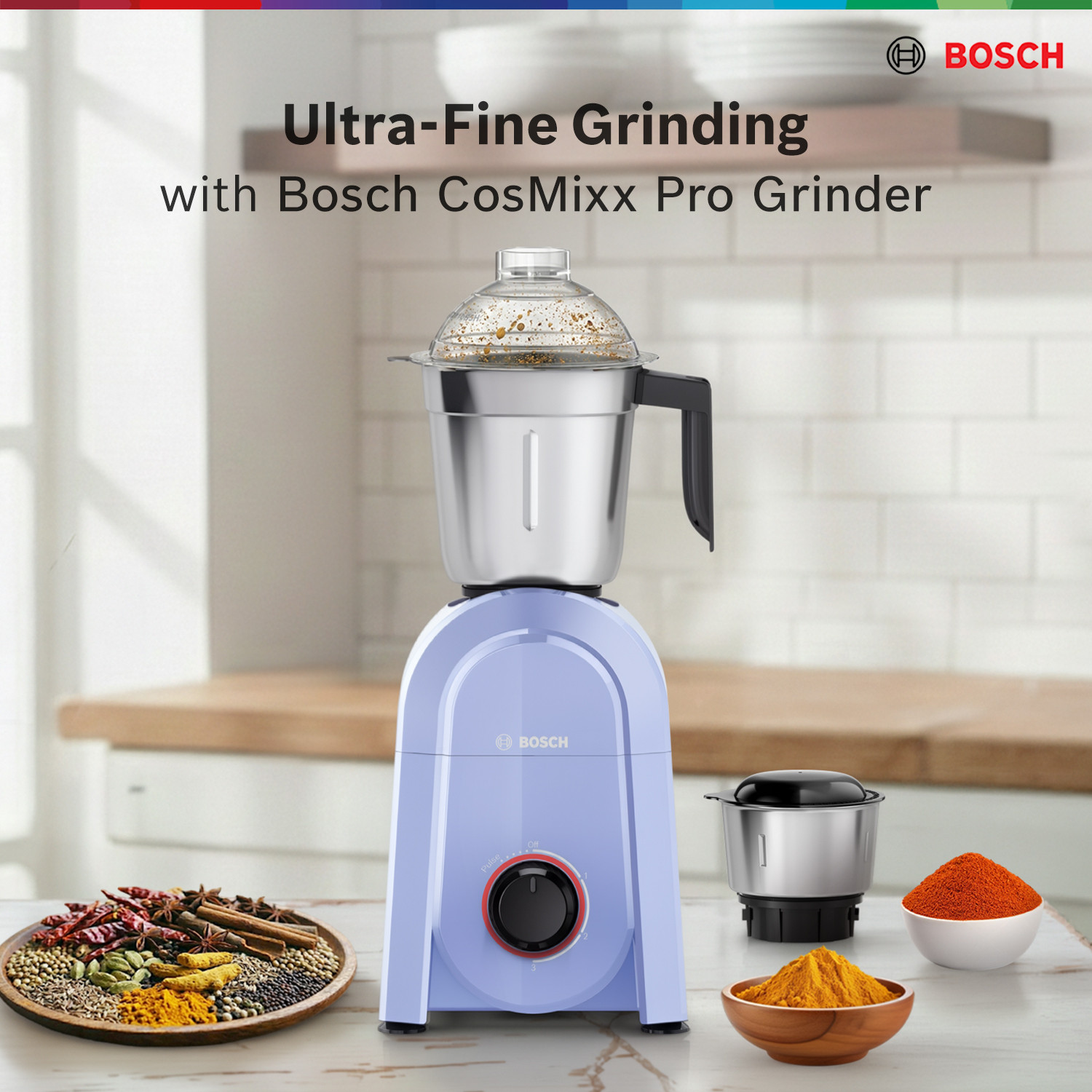 Image of BOSCH CosMixx Pro 750 W Mixer Grinder