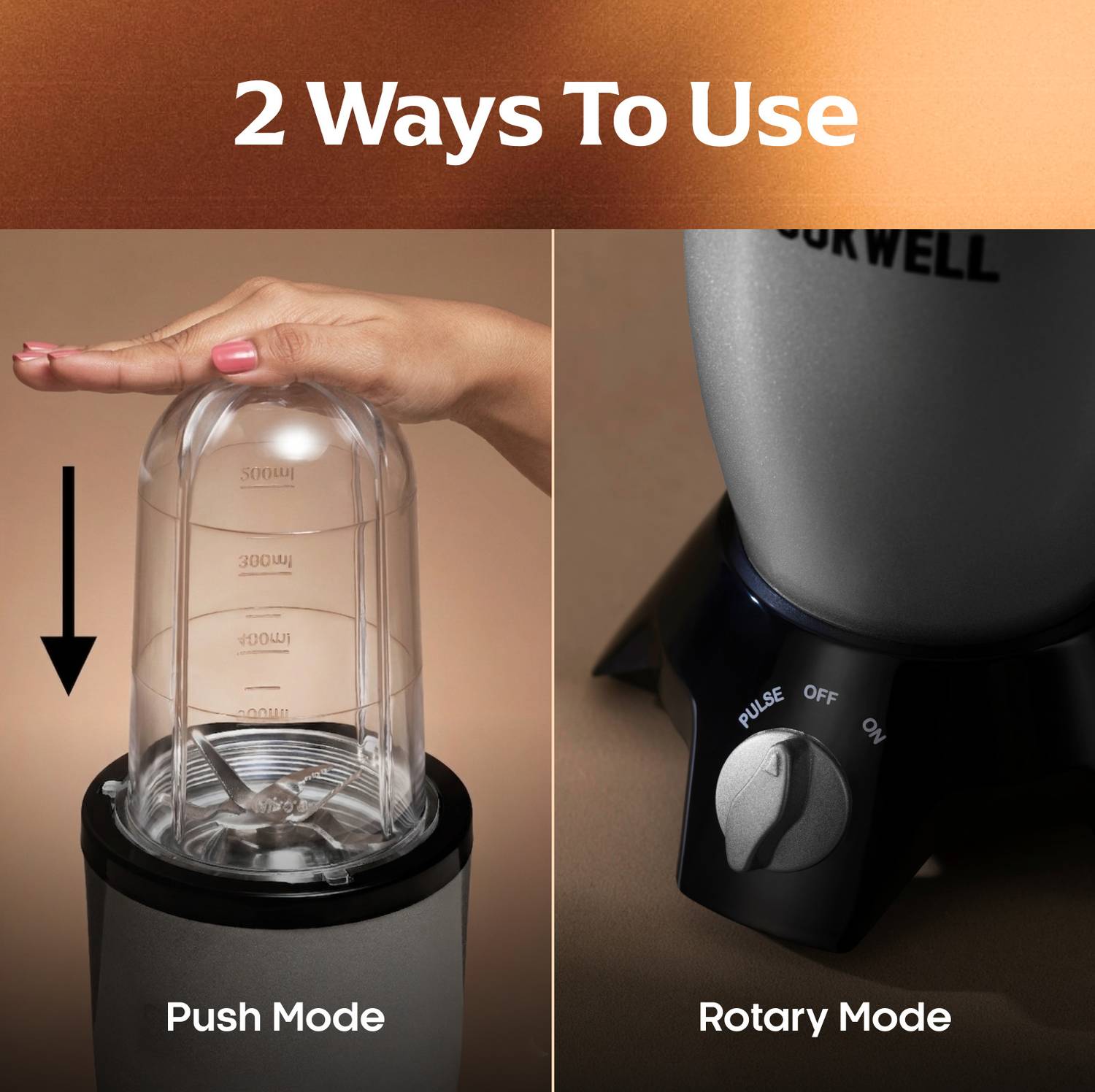 Cookwell Bullet 600 W Juicer Mixer Grinder - Image 2