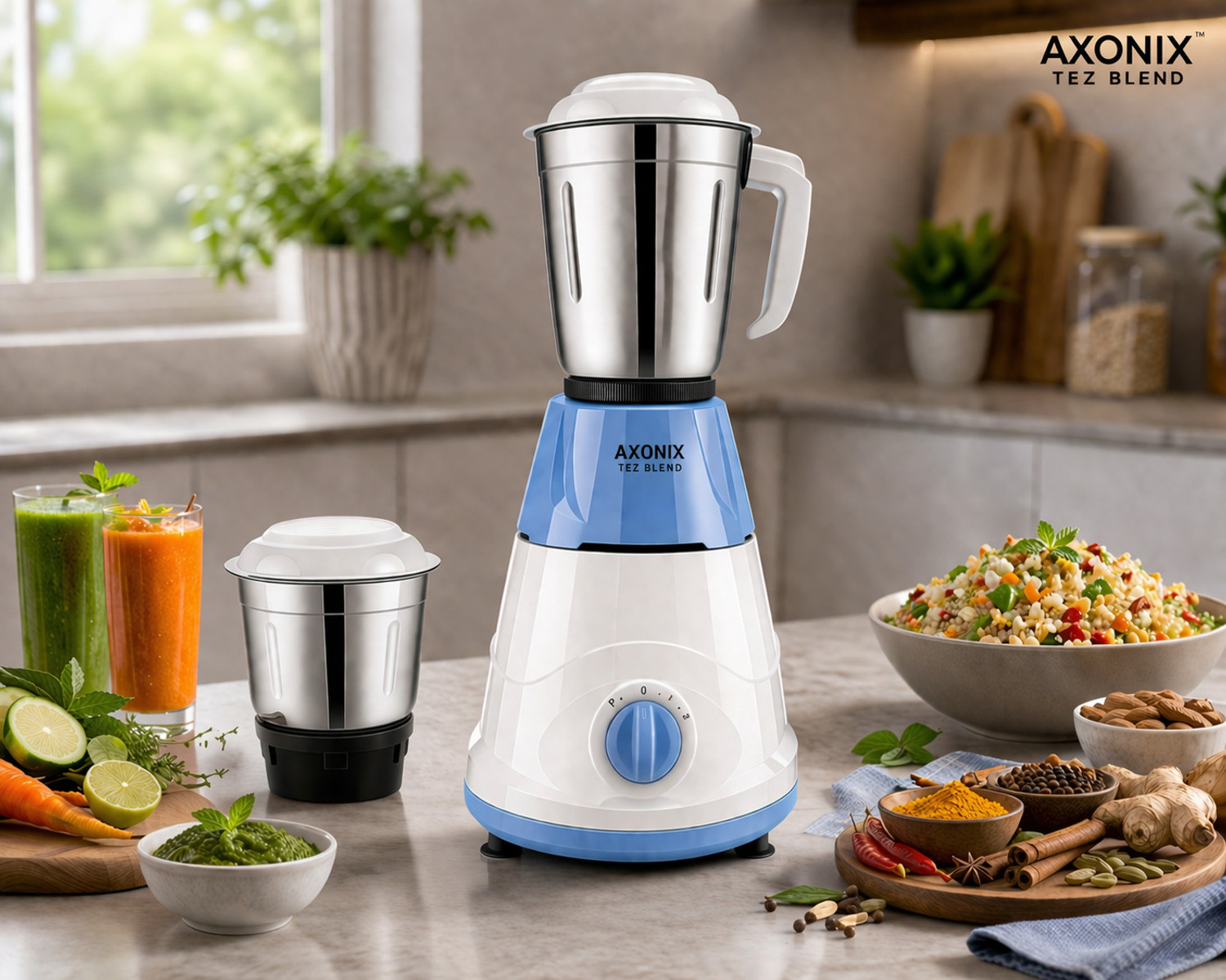 Image of AXONIX (TejBlend Series) 500 W Mixer Grinder