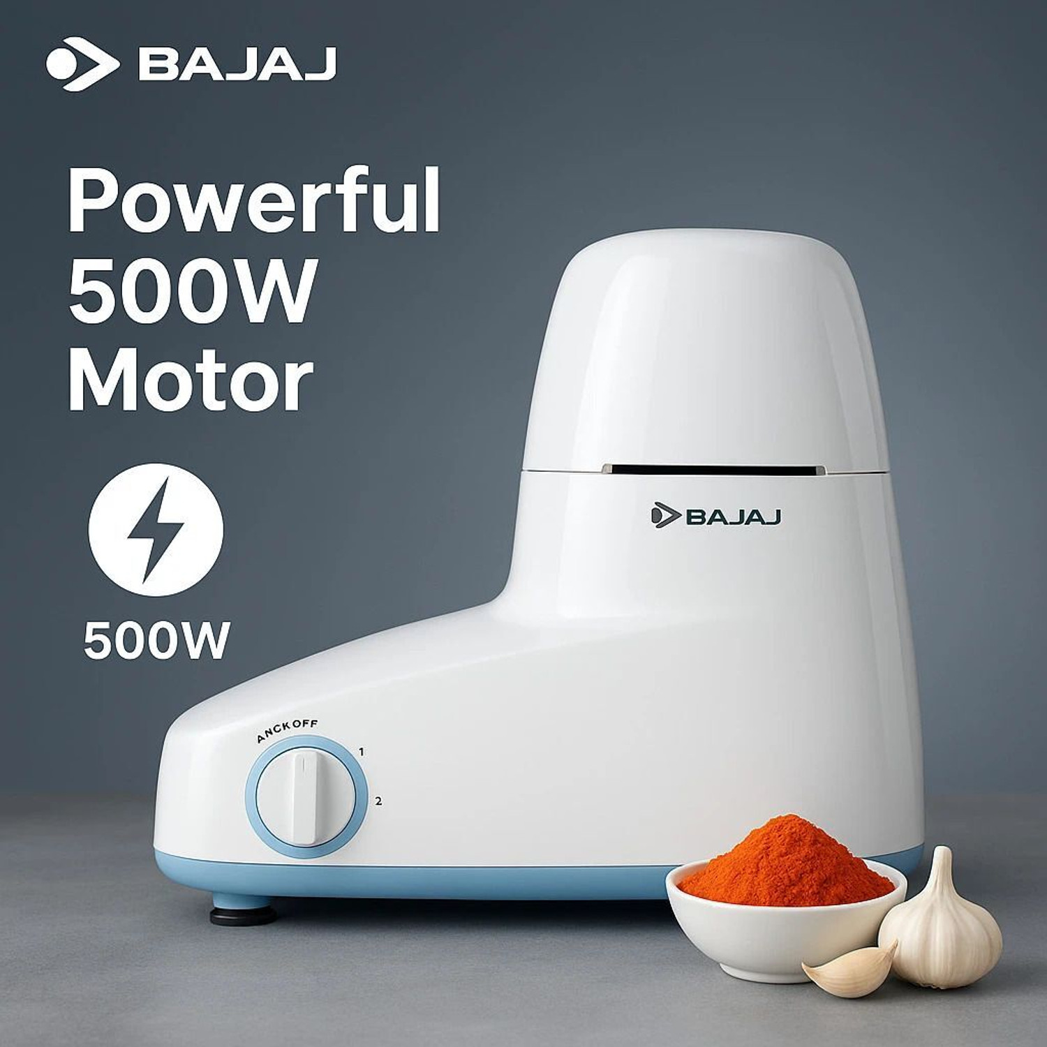 Image of BAJAJ ION 500 W Mixer Grinder