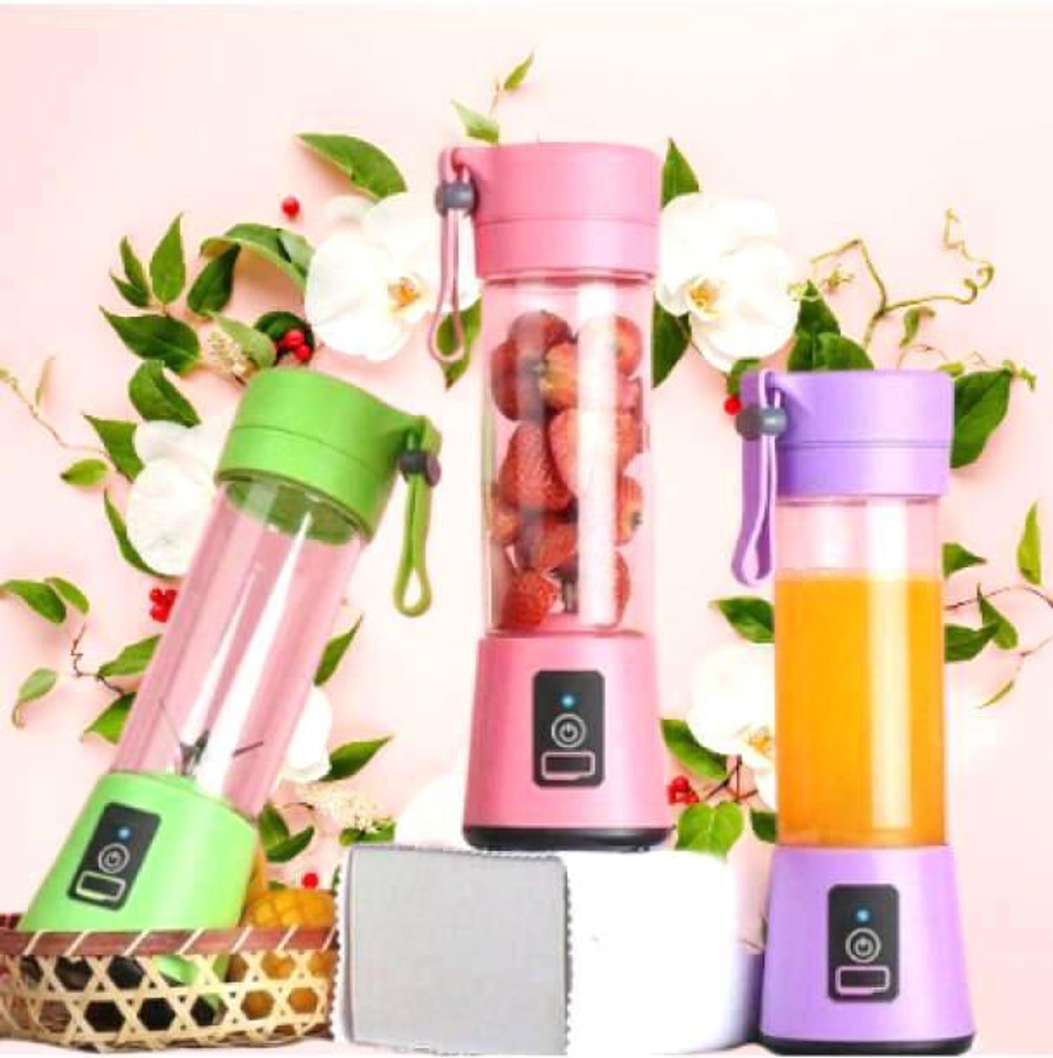Image of JayGopalTrendz Electric Fruit Juicer Maker USB Rechargeable Mini Juicer Mixer GrinderTG40 350 W Juicer Mixer Grinder