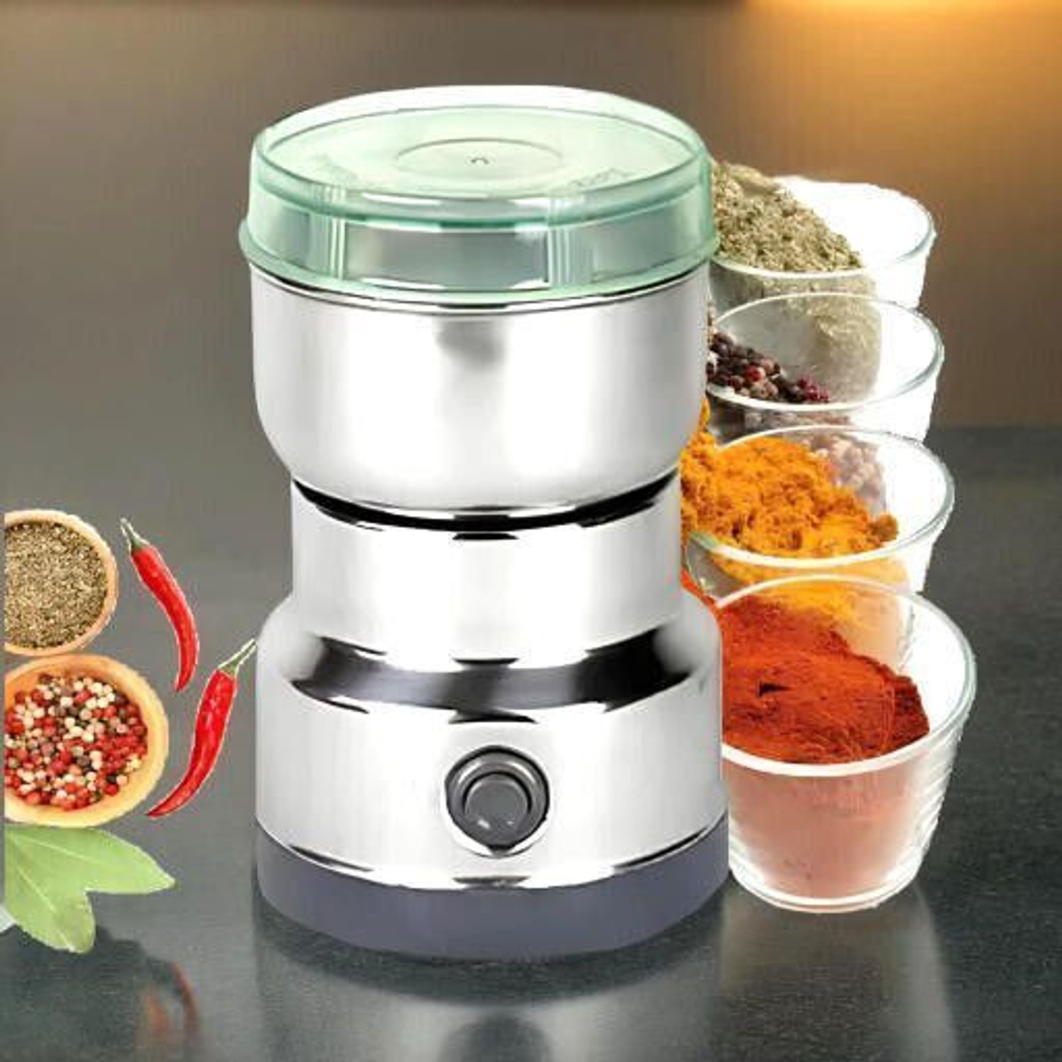 Image of HARIS STORE 150W Electric Mini Mixer Grinder Juicer Light weight Compact for KitchenCB328 240 W Juicer Mixer Grinder