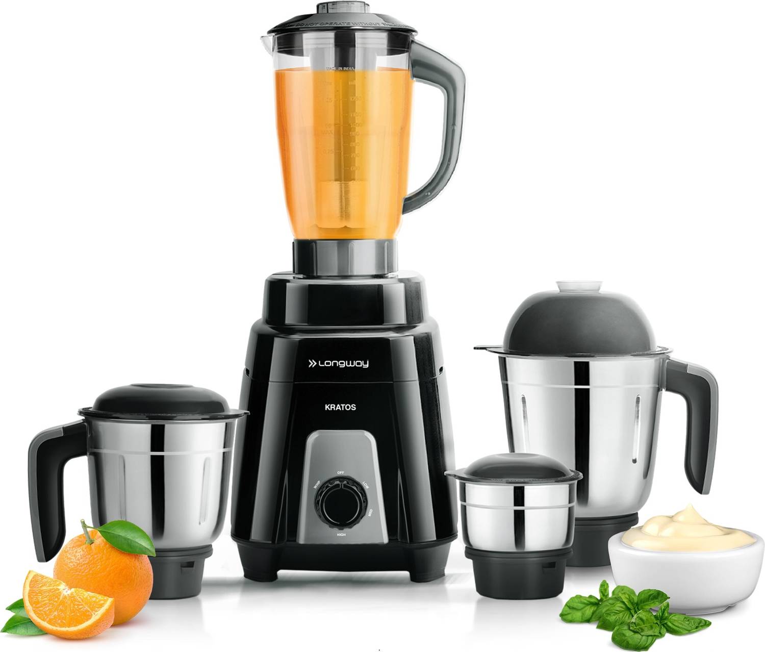 Longway Kratos 1000W Juicer Mixer Grinder - Image 1