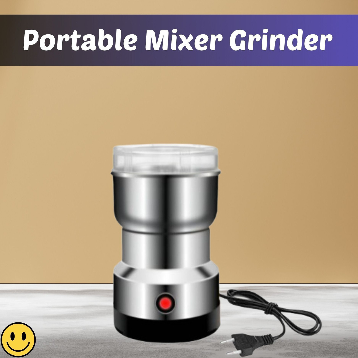Image of HARIS STORE Electric Mixer Grinder & Coffee Maker for Kitchen Masala,Fruit &Onion GarlicB482 200 W Mixer Grinder
