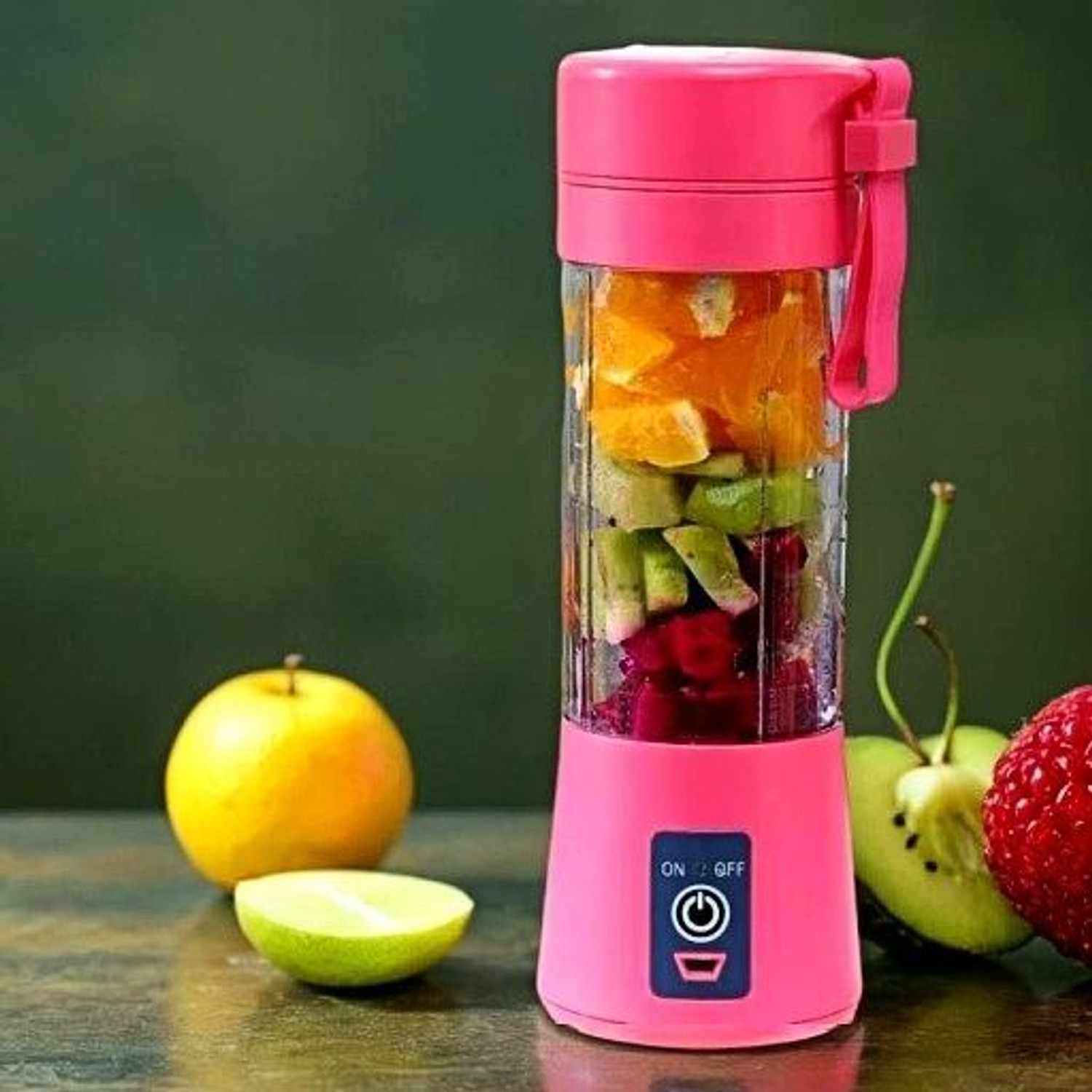 Image of JayGopalTrendz Electric Fruit Juicer Maker USB Rechargeable Mini Juicer Mixer GrinderDQ351 350 W Juicer Mixer Grinder