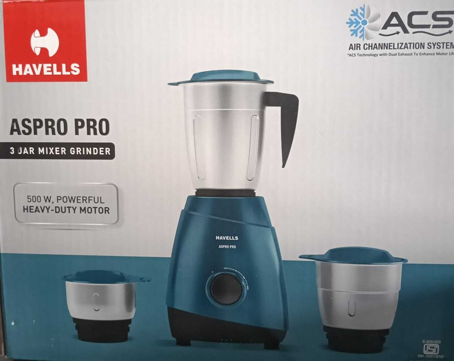 Image of HAVELLS MIXER GRINDER 500 W Mixer Grinder