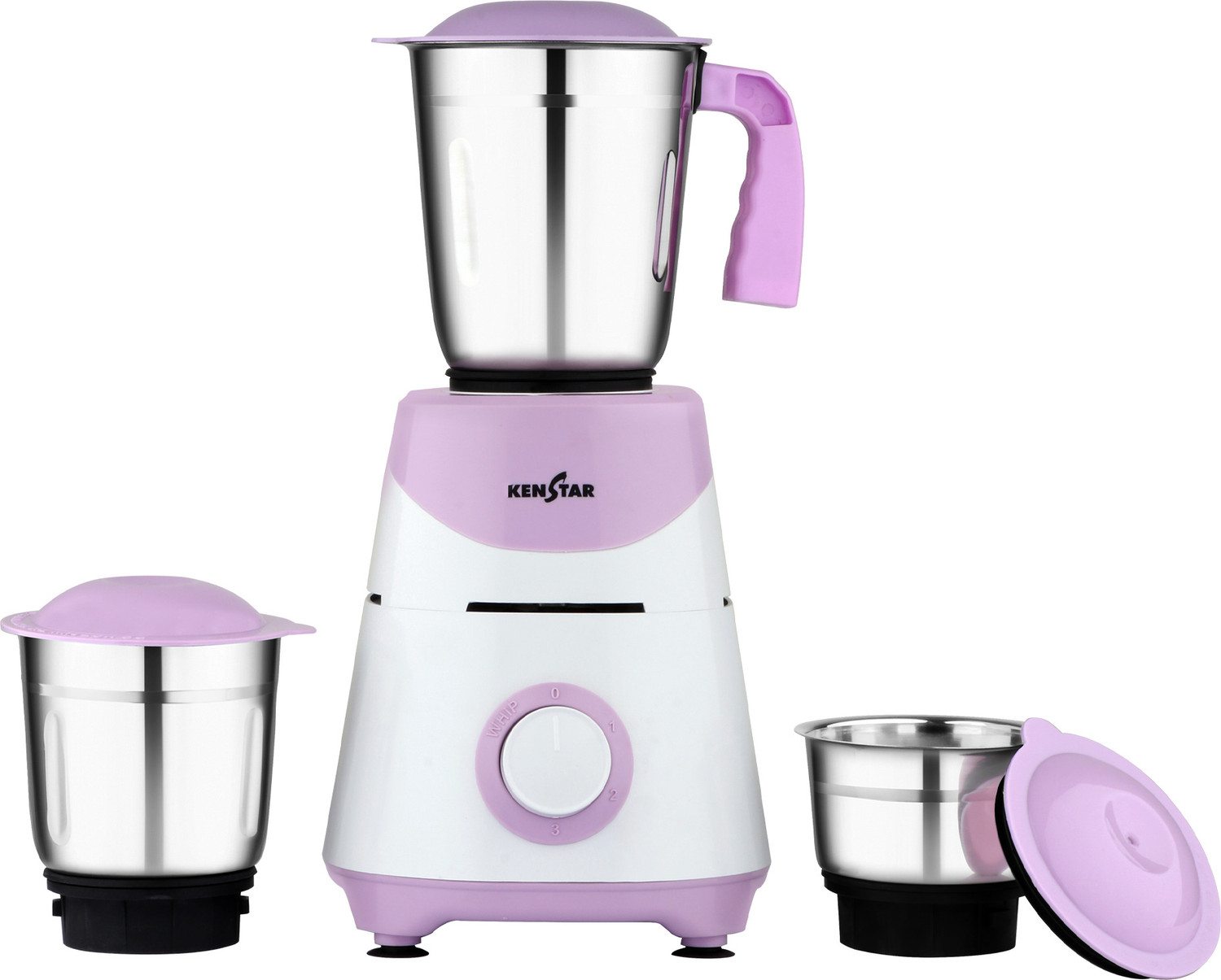 Image of Kenstar NEXORA with 3 Multipurpose Jars | (1.2 L, 0.8 L, 0.4 L) 500 W Mixer Grinder