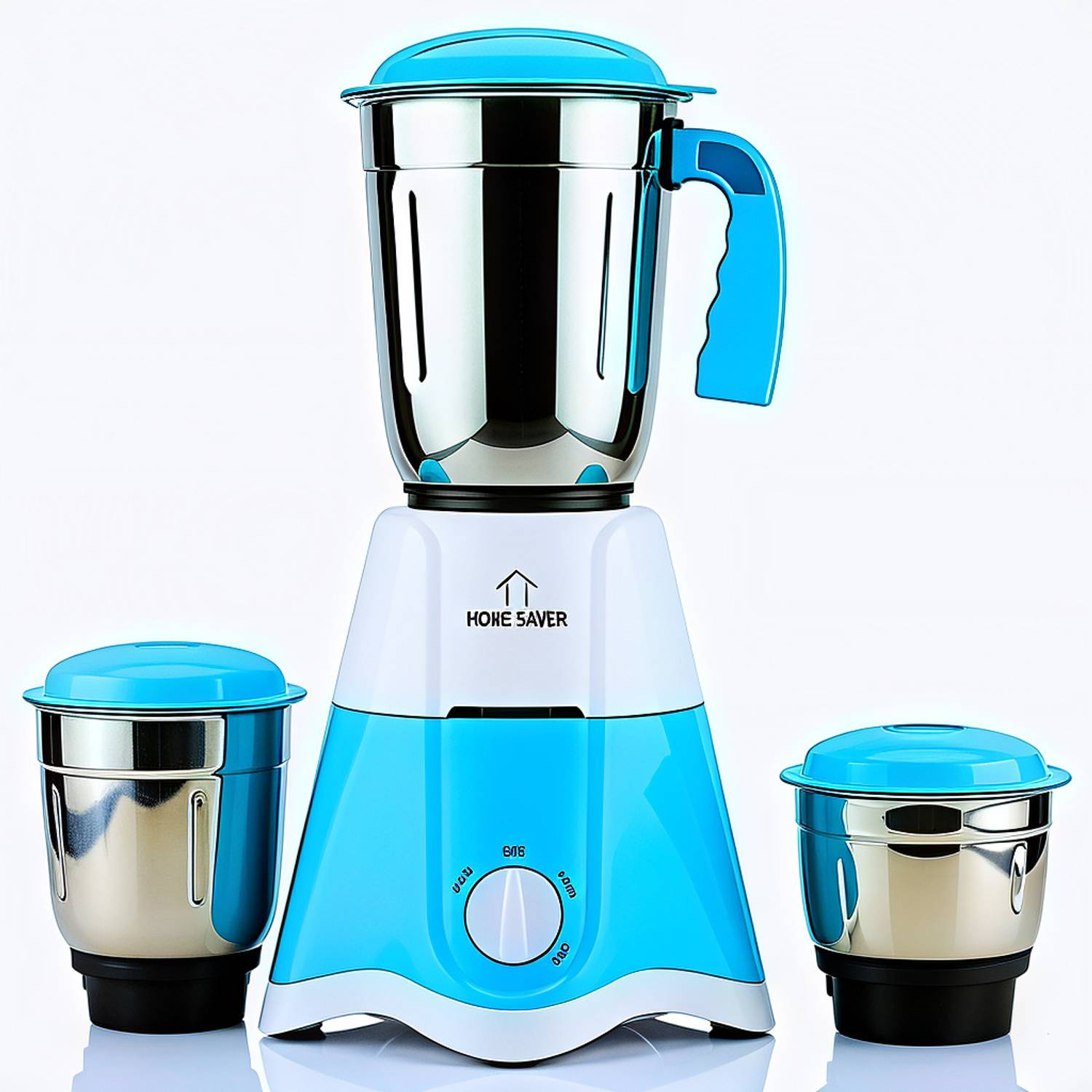 HOME SAVER 1 550 W Mixer Grinder (SHS03220124 4 Jars Blue)