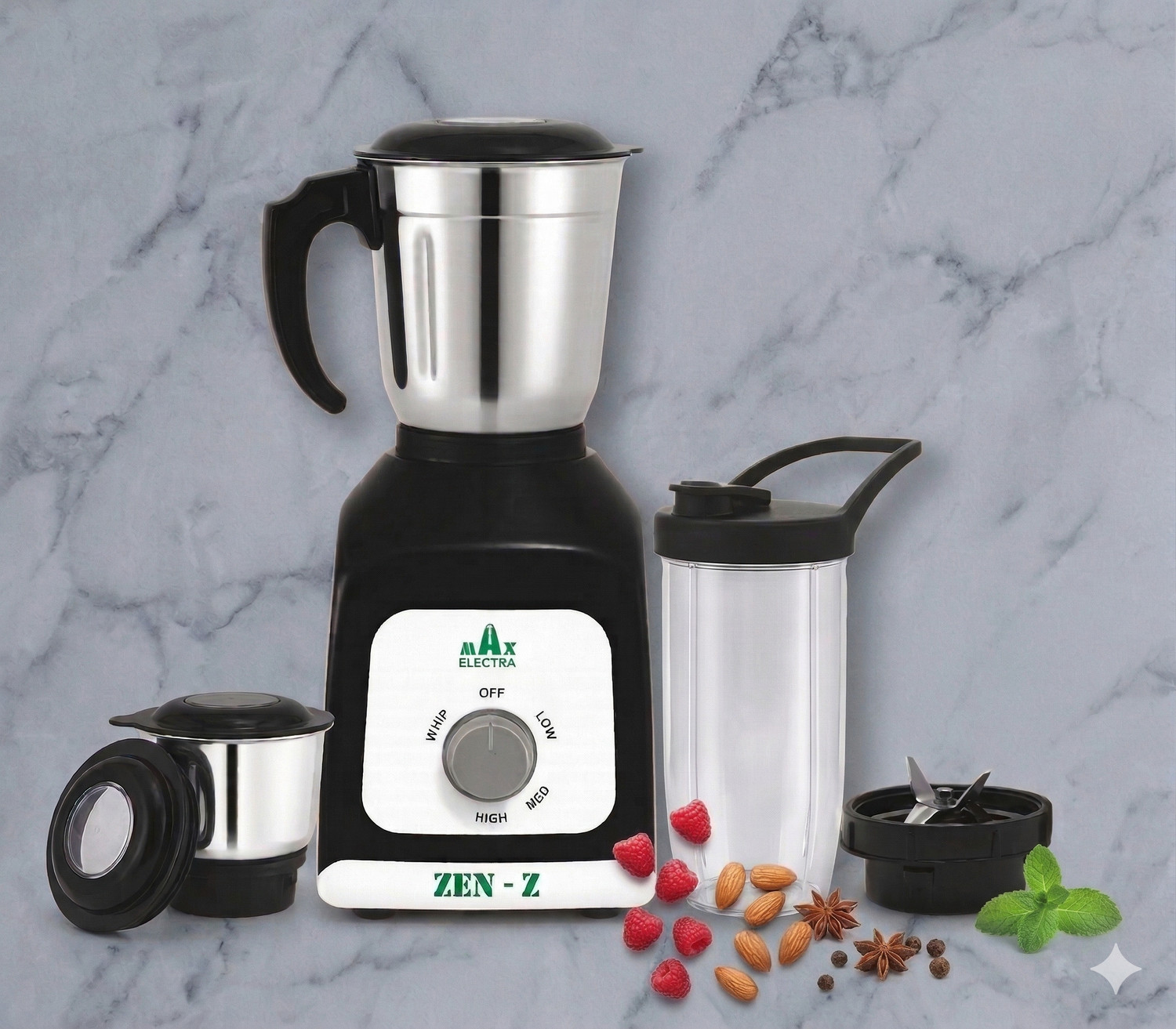 Image of MAX ELECTRA ZEN-Z26 500 W Juicer Mixer Grinder