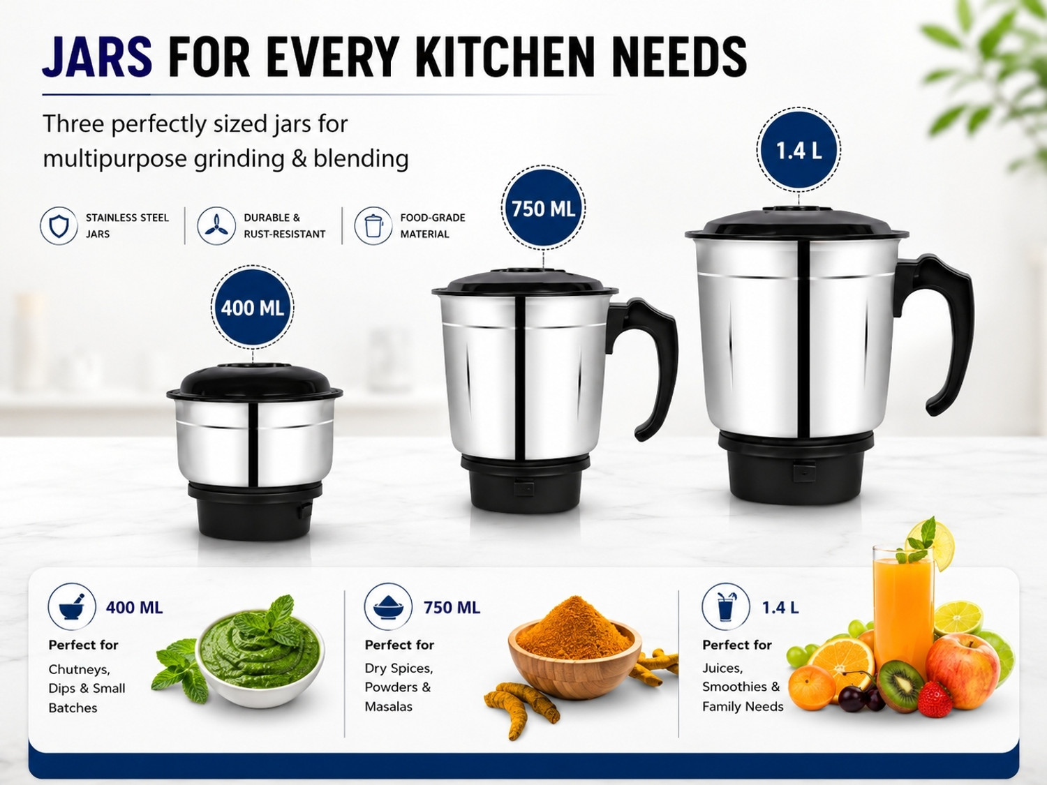 Image of Shar NX 500 W Mixer Grinder