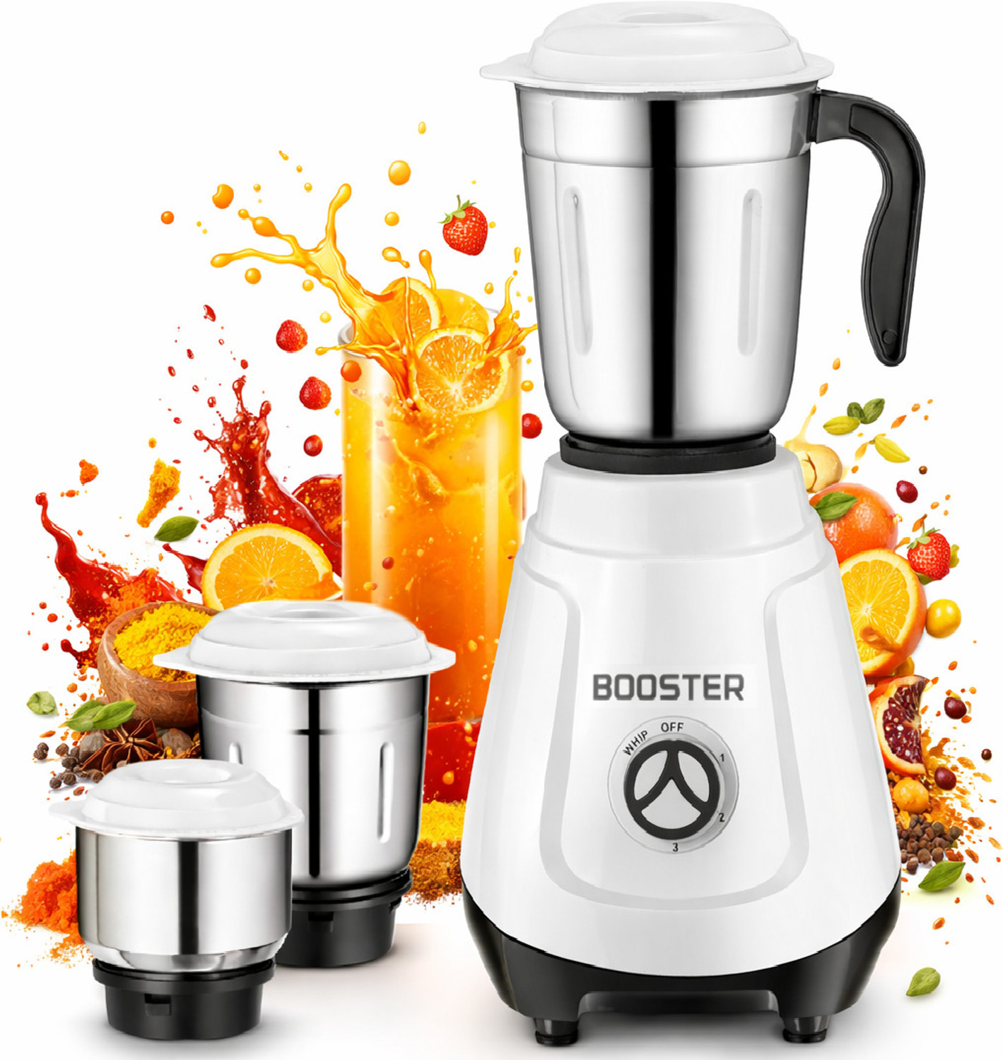 Image of BOOSTER Powerful Juicer Mixer Grinder 750 W Juicer Mixer Grinder