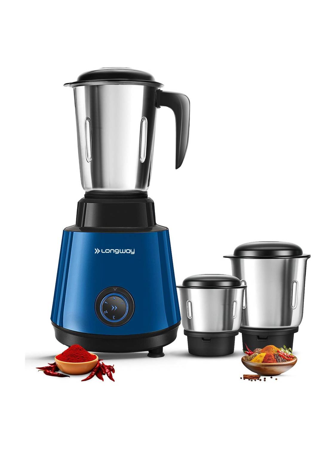 Longway Roto Max with Powerful Motor 500 W Juicer Mixer Grinder