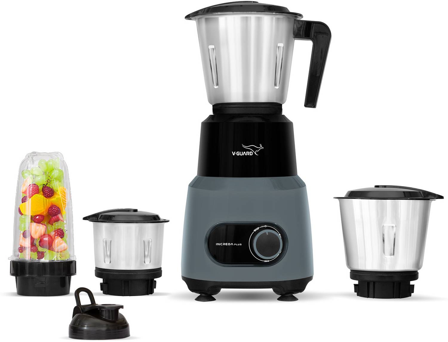 V-Guard Increda Plus Nutri Blender 500 W Mixer Grinder at ₹2,368 (52% Off) – Flipkart